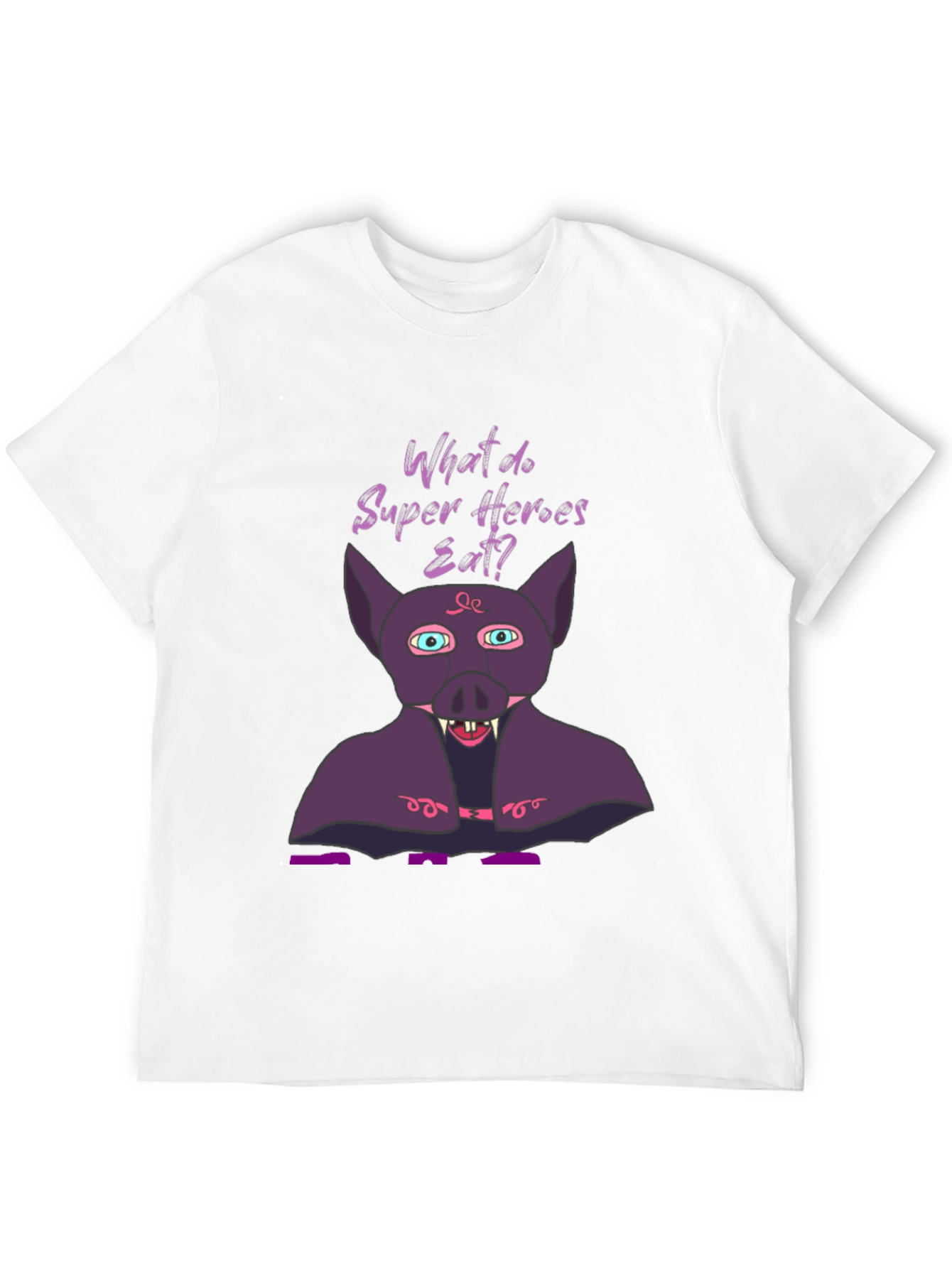 Superhero Diet T-Shirt - Bat Eat!
