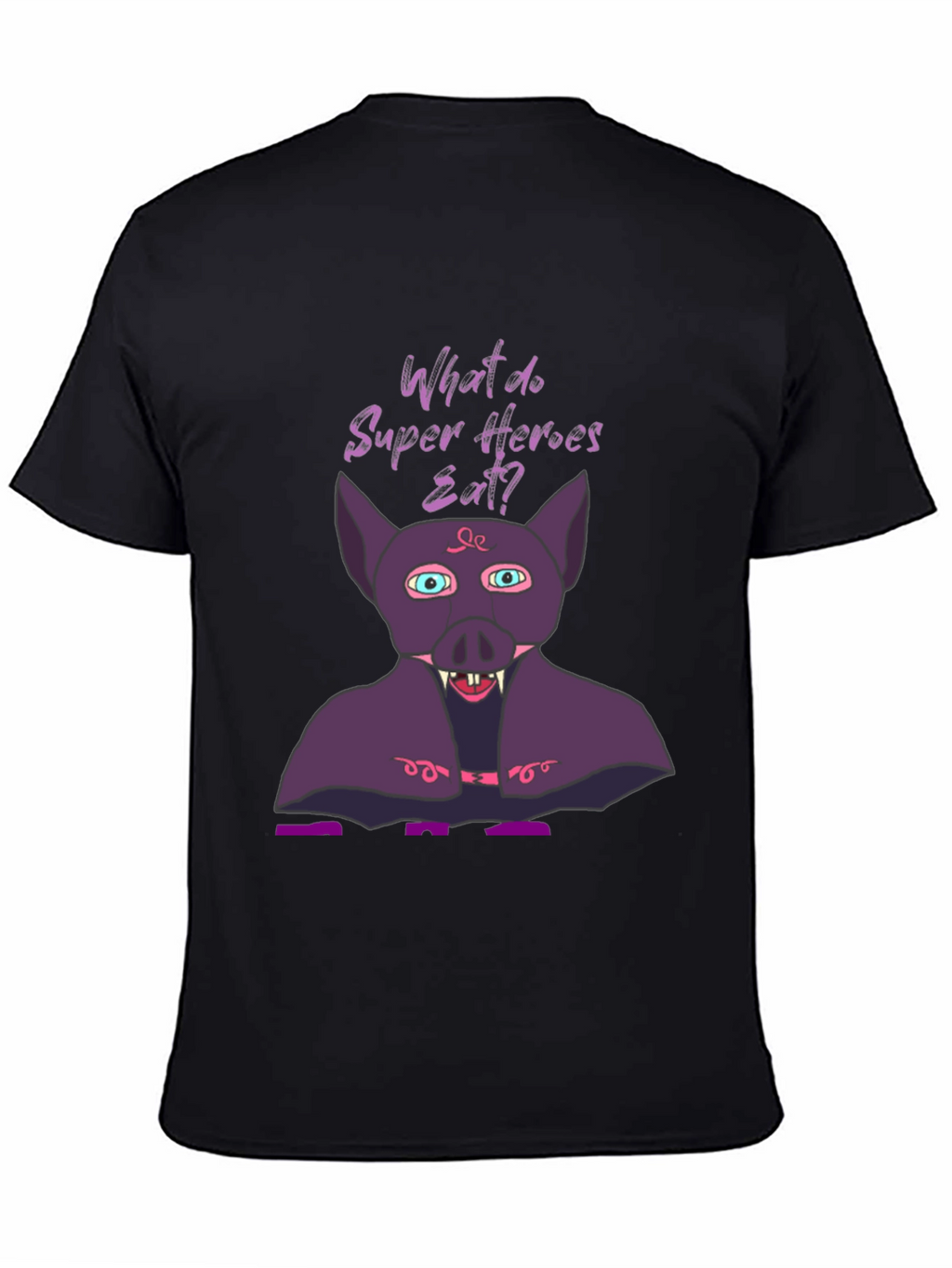 Superhero Diet T-Shirt - Bat Eat!