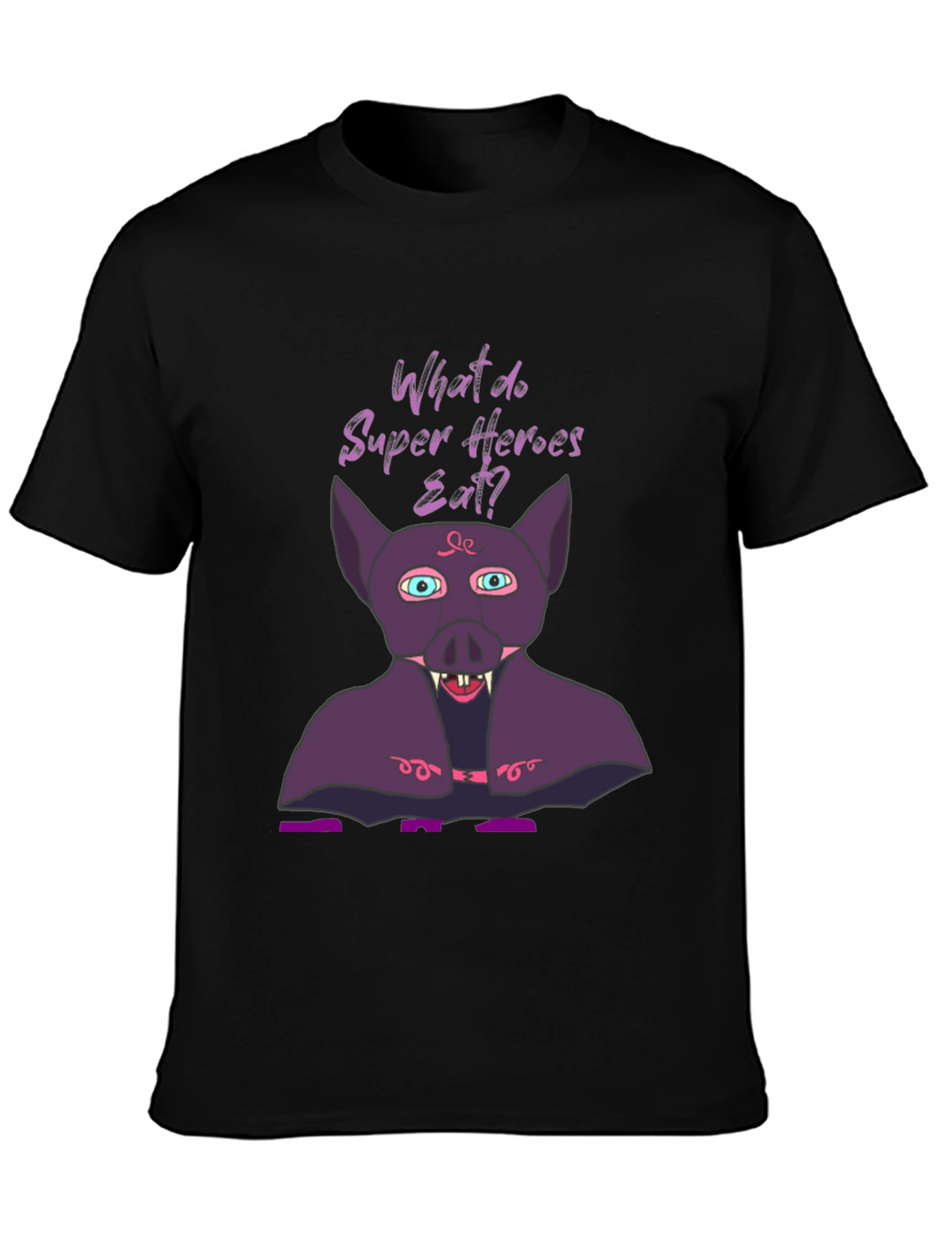 Superhero Diet T-Shirt - Bat Eat!