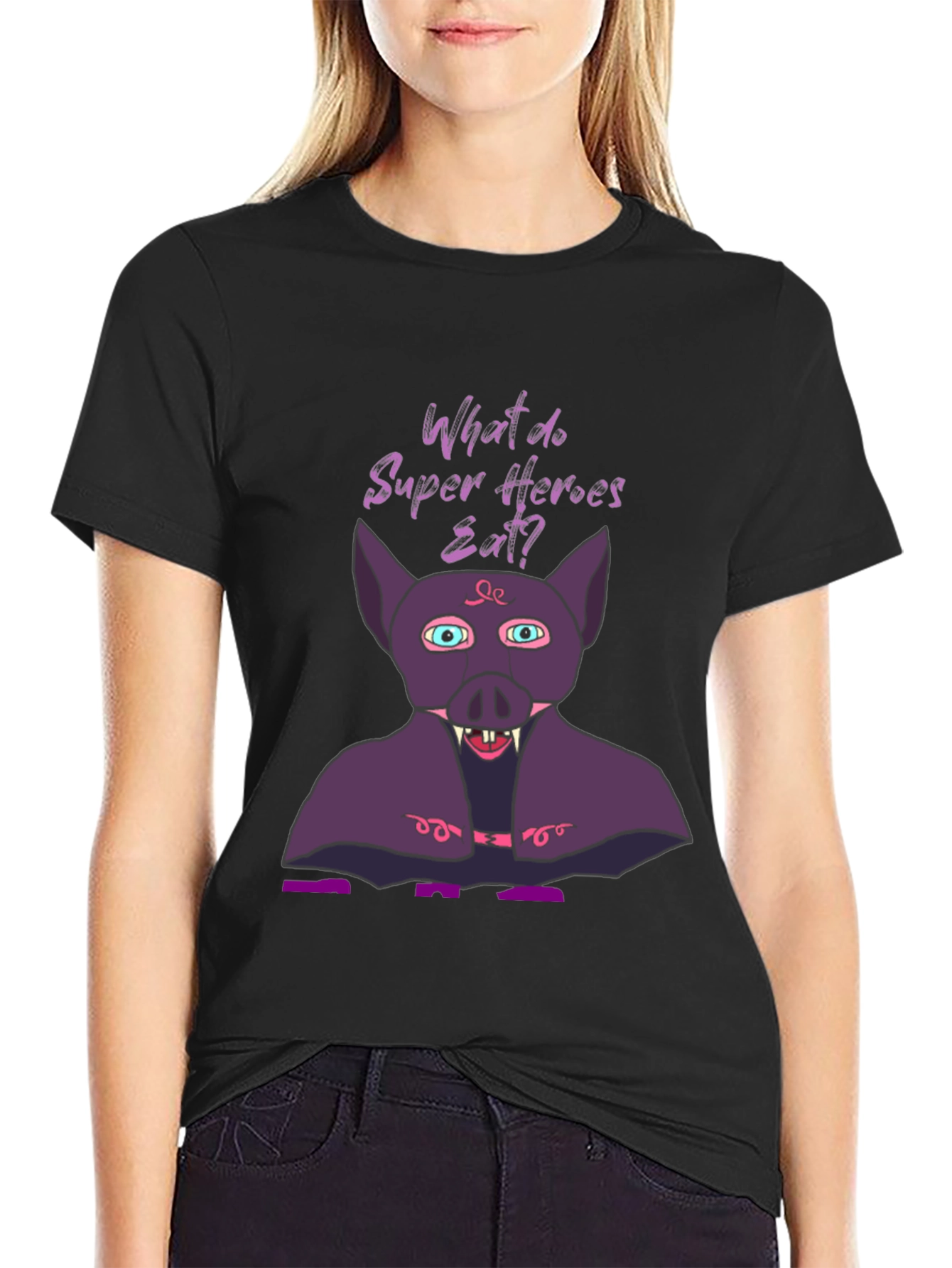Superhero Diet T-Shirt - Bat Eat!