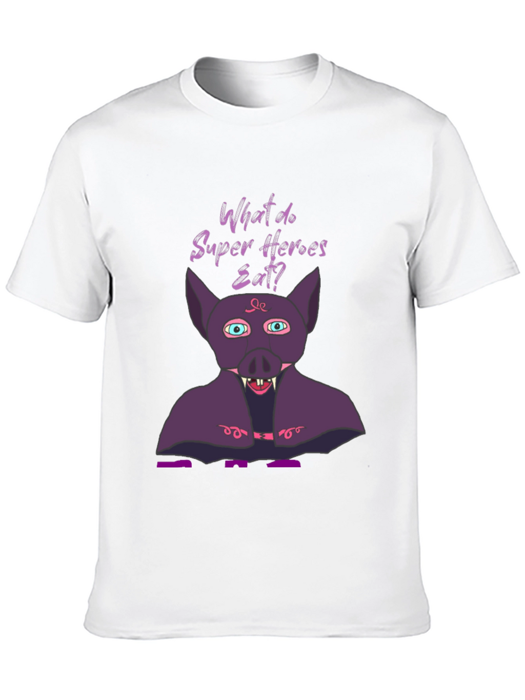 Superhero Diet T-Shirt - Bat Eat!