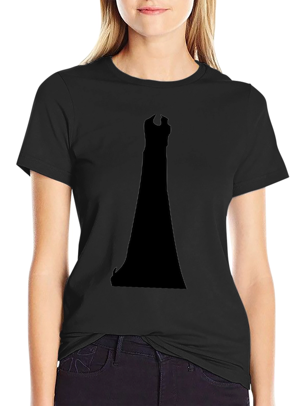 Tower Silhouette Black T-Shirt
