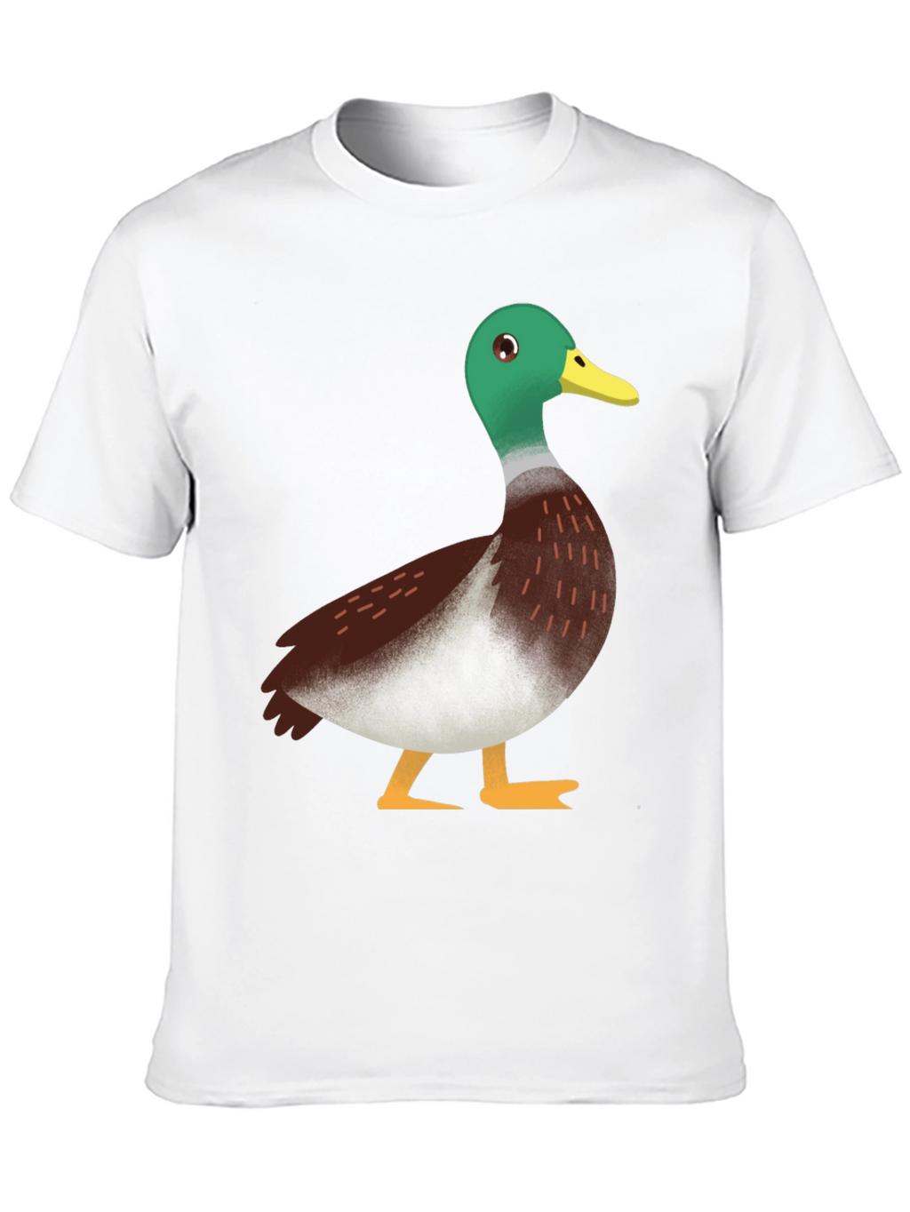Duck Graphic Tee - Black Cotton Casual