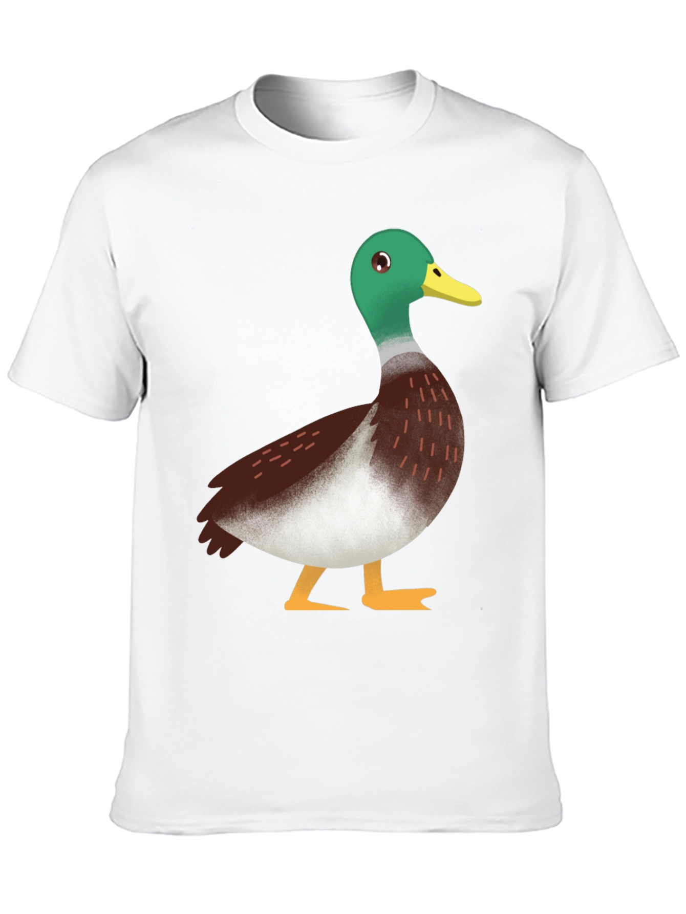 Duck Graphic Tee - Black Cotton Casual