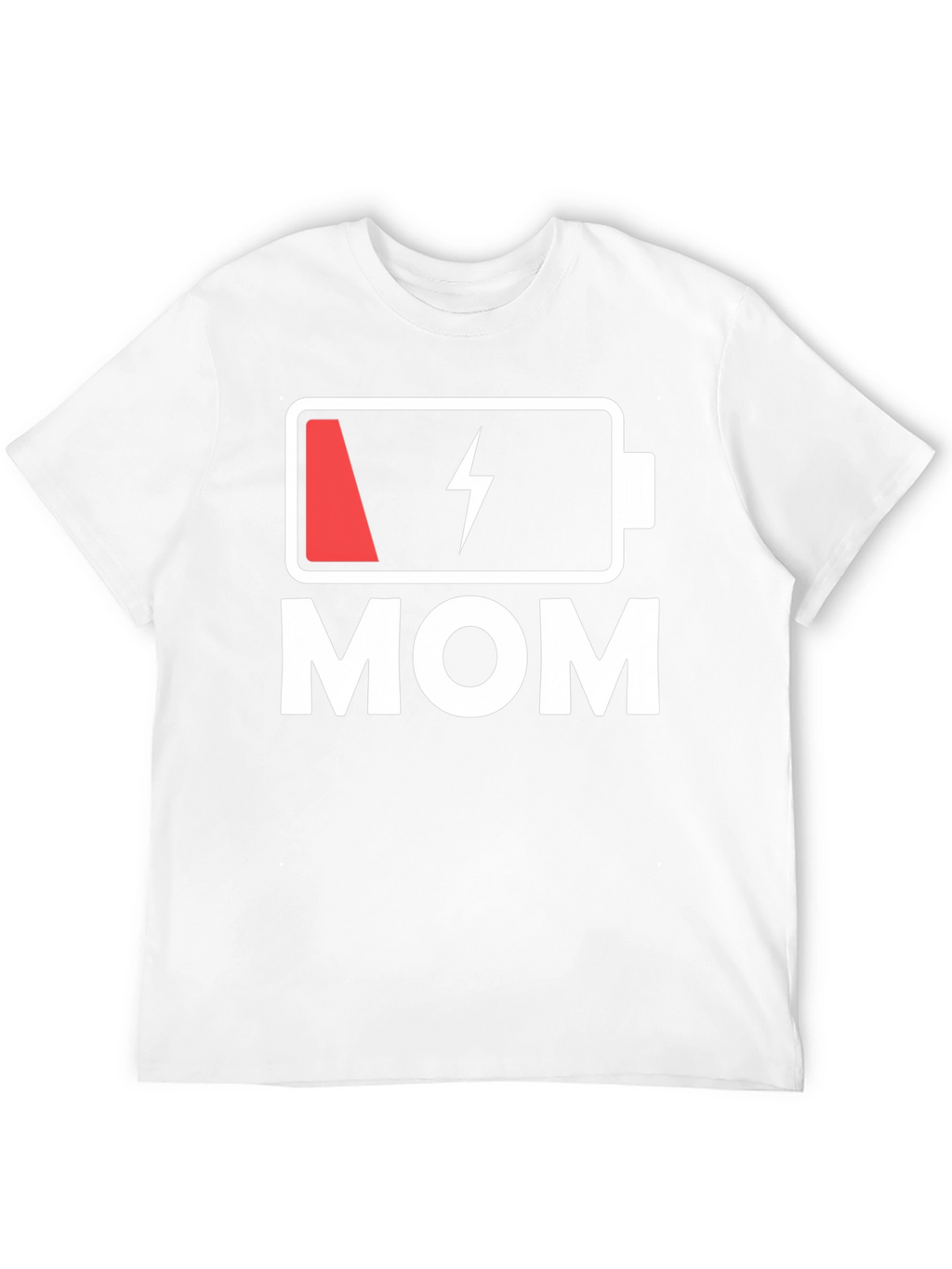 Low Battery Mom Graphic T-Shirt