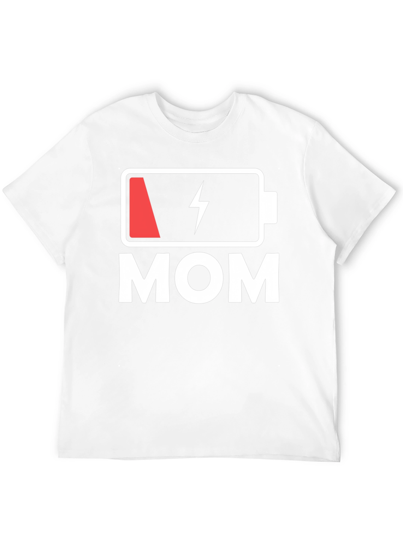 Low Battery Mom Graphic T-Shirt