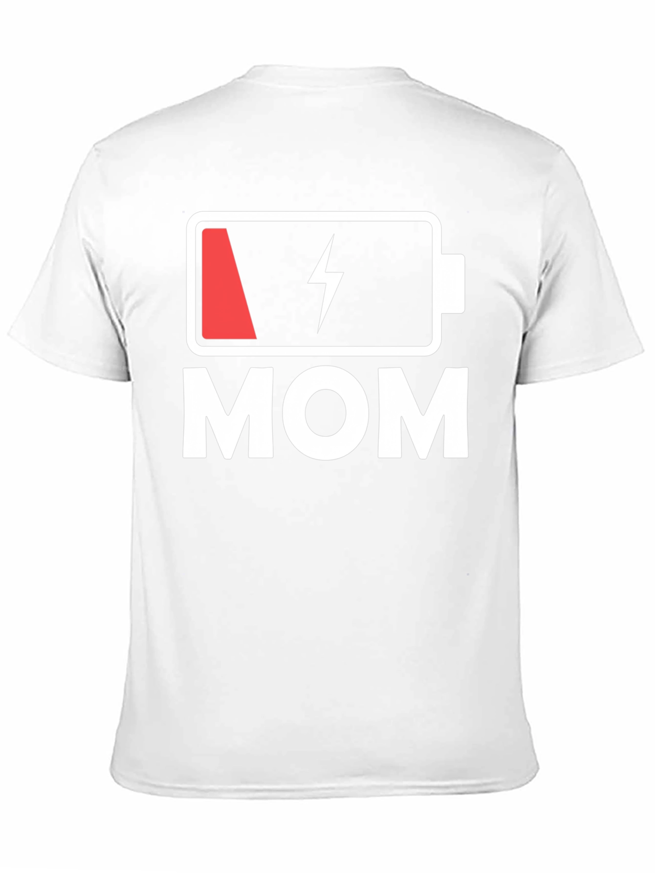 Low Battery Mom Graphic T-Shirt