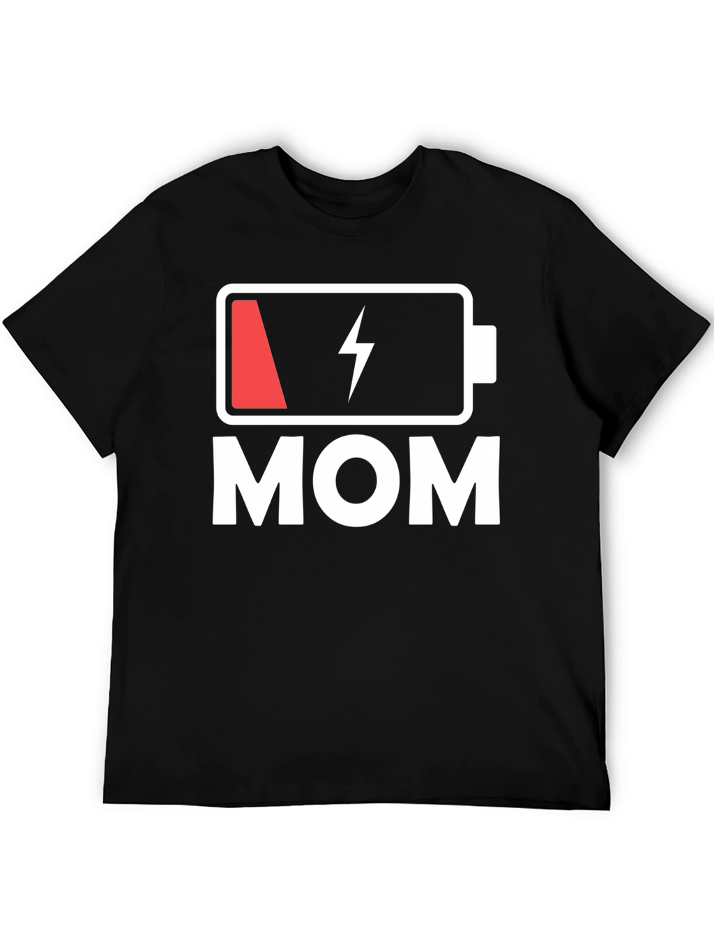 Low Battery Mom Graphic T-Shirt