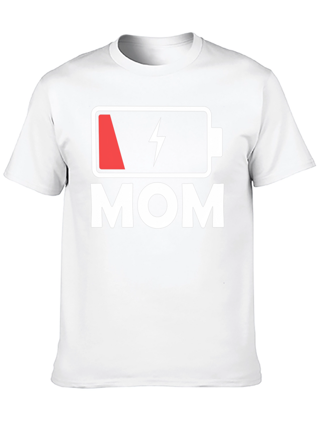 Low Battery Mom Graphic T-Shirt