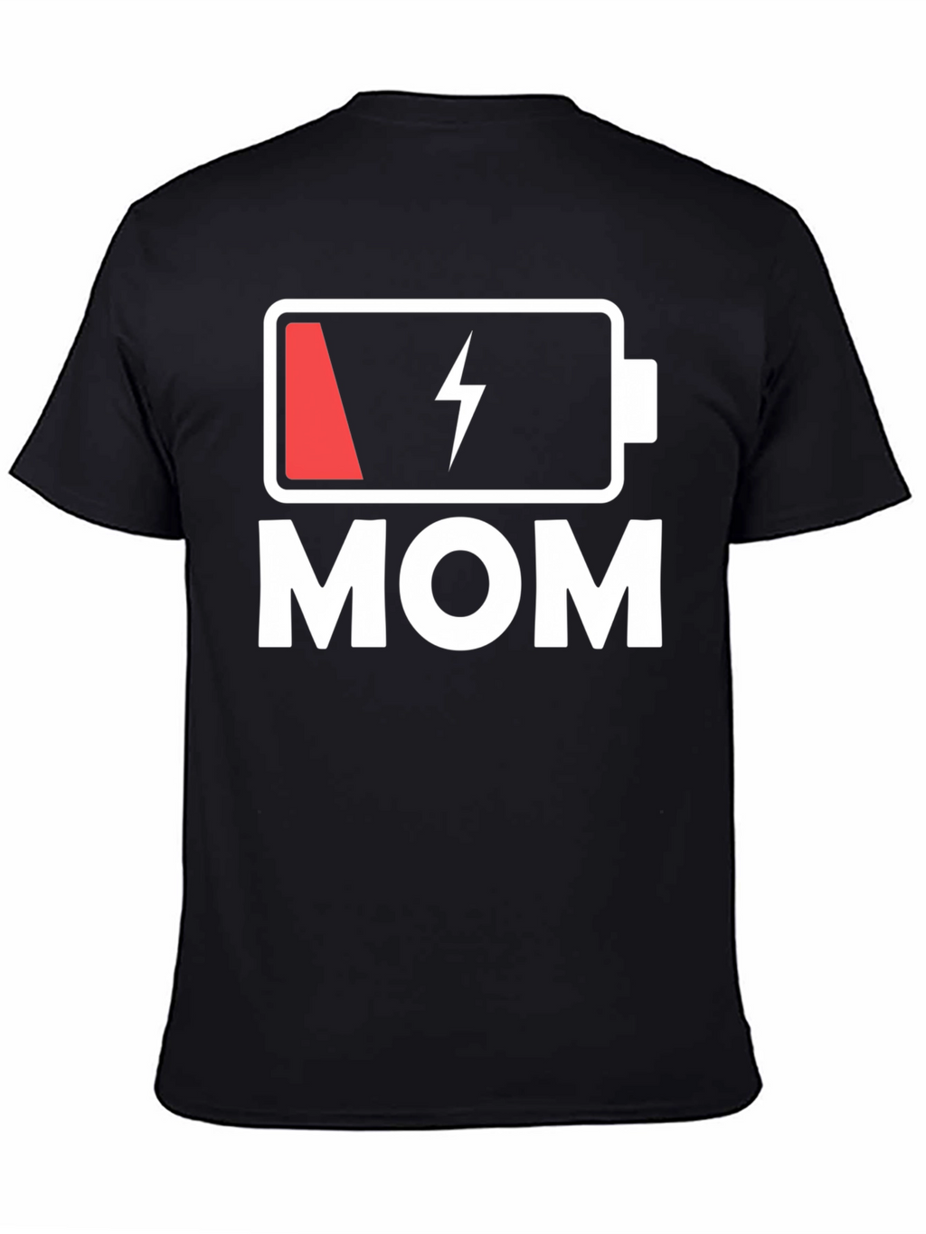 Low Battery Mom Graphic T-Shirt
