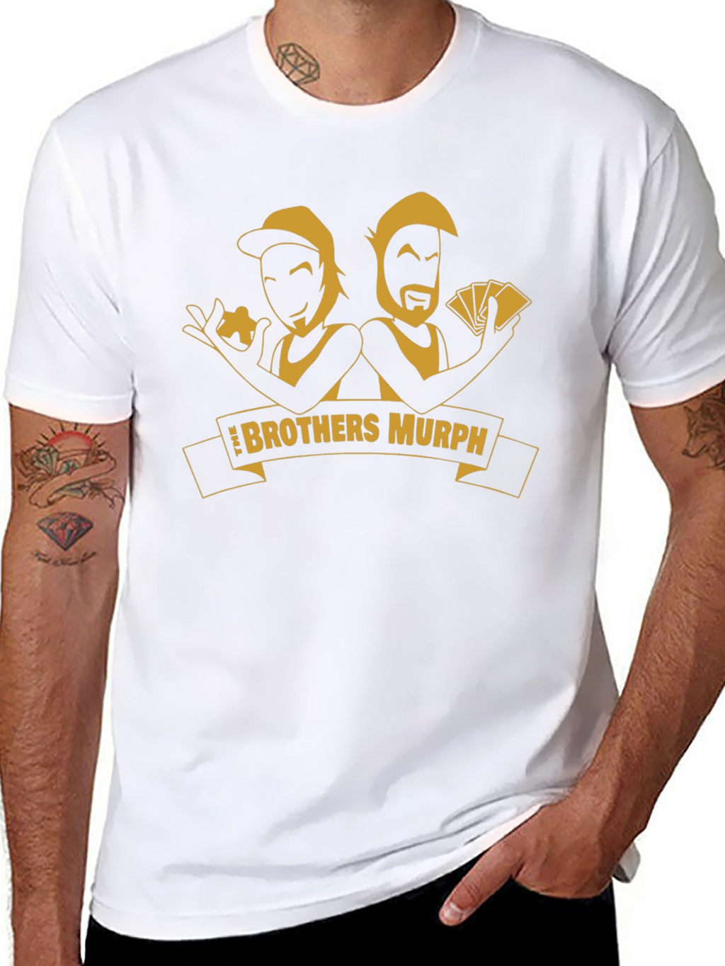 Brothers Murph Graphic Tee - Black Cotton T-Shirt