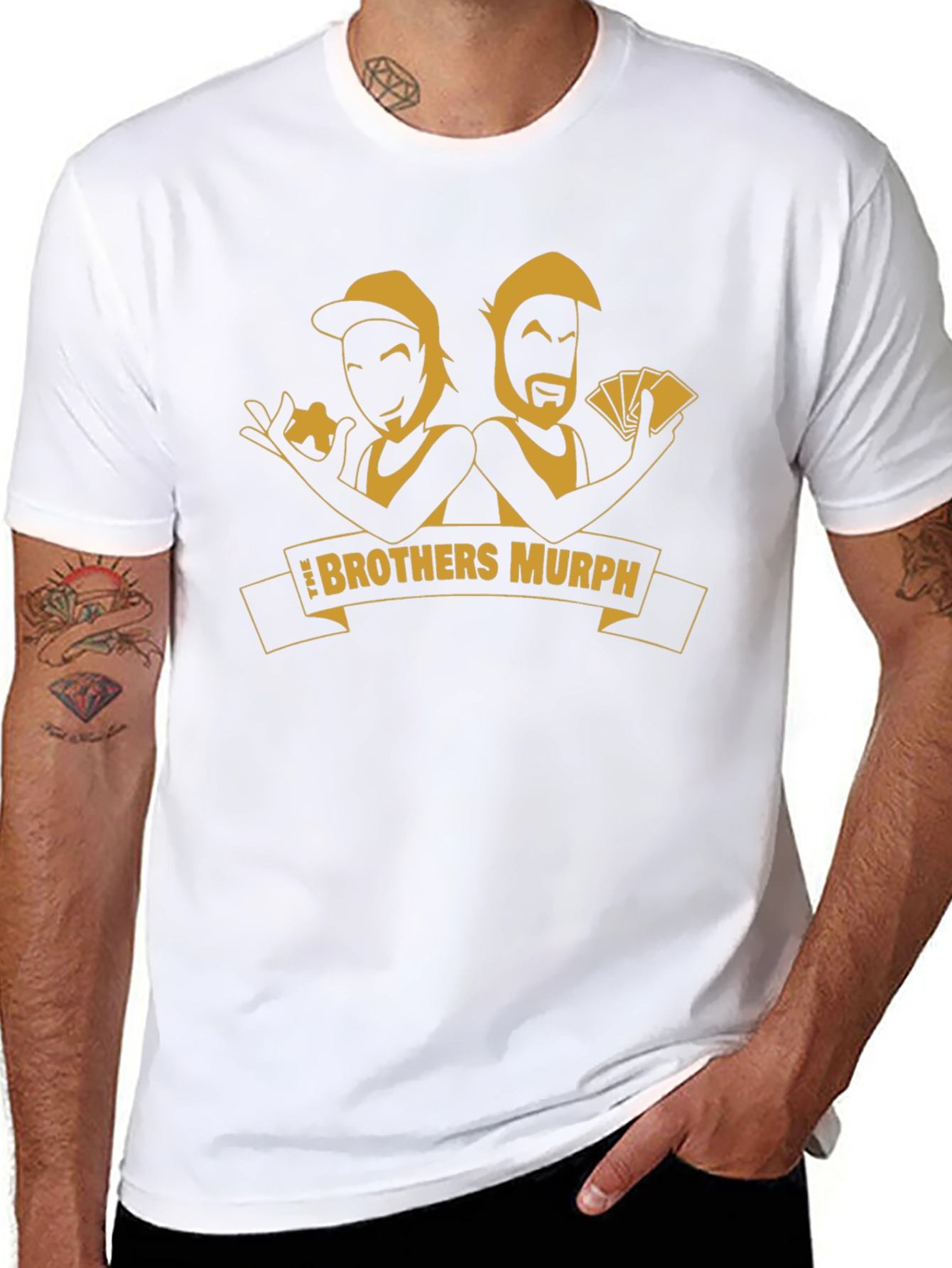 Brothers Murph Graphic Tee - Black Cotton T-Shirt