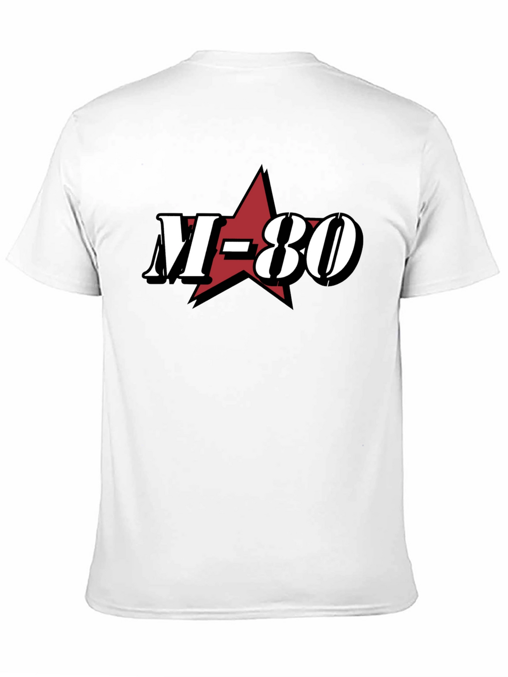 M-80 Graphic Tee - Black Cotton Blend