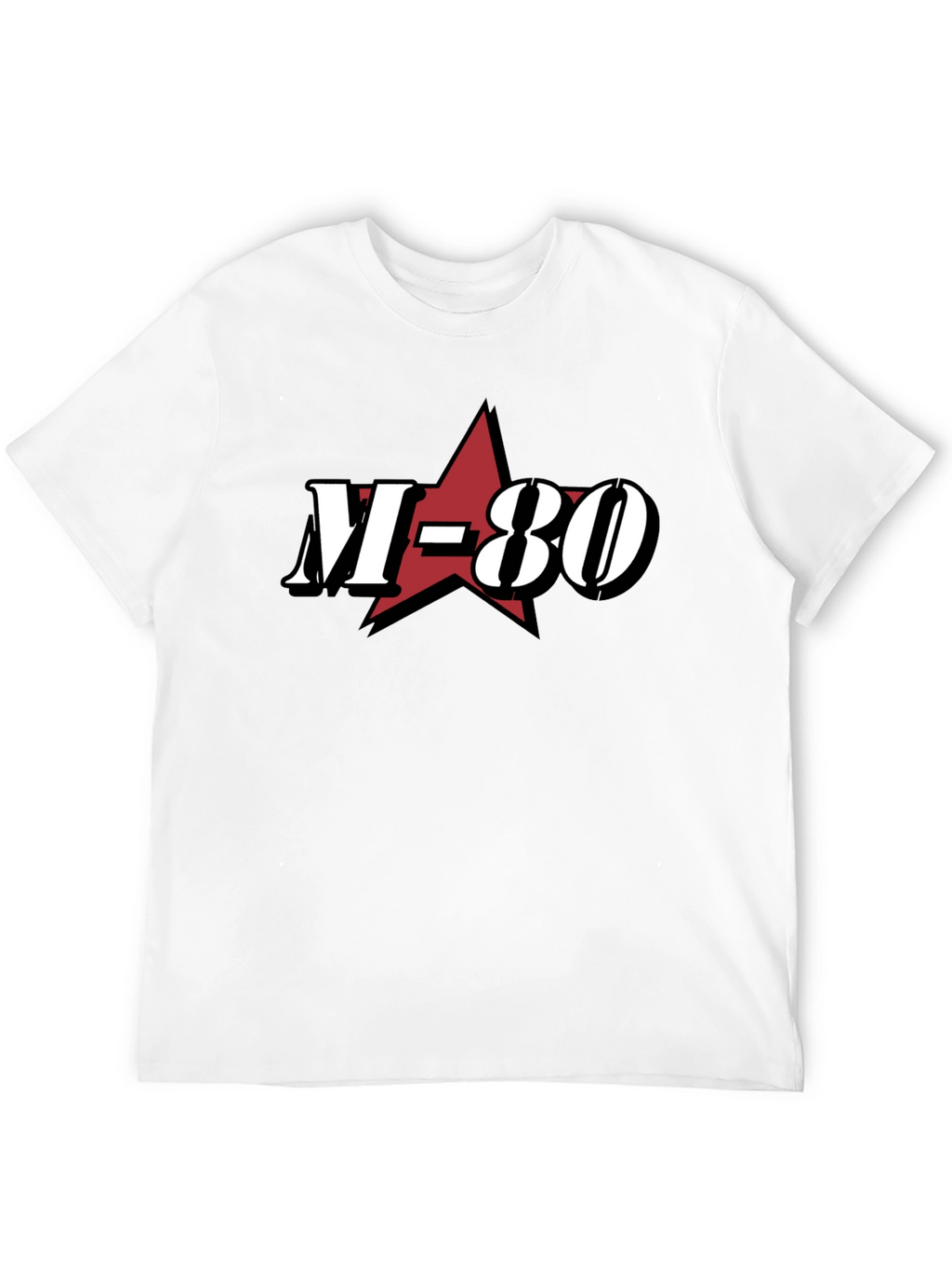 M-80 Graphic Tee - Black Cotton Blend