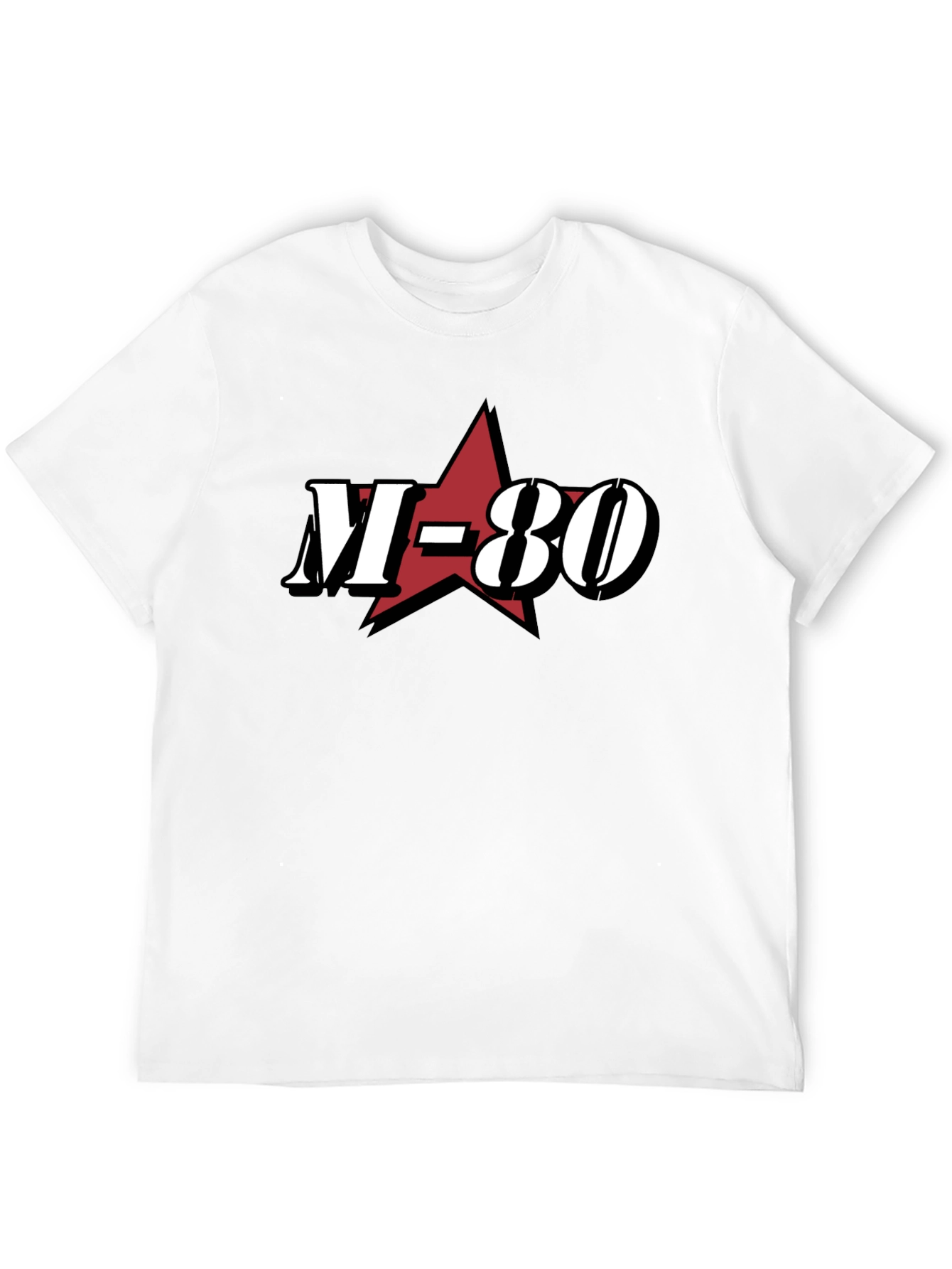 M-80 Graphic Tee - Black Cotton Blend