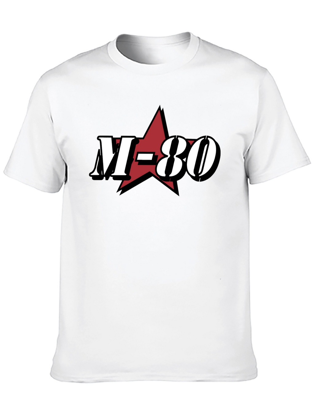 M-80 Graphic Tee - Black Cotton Blend