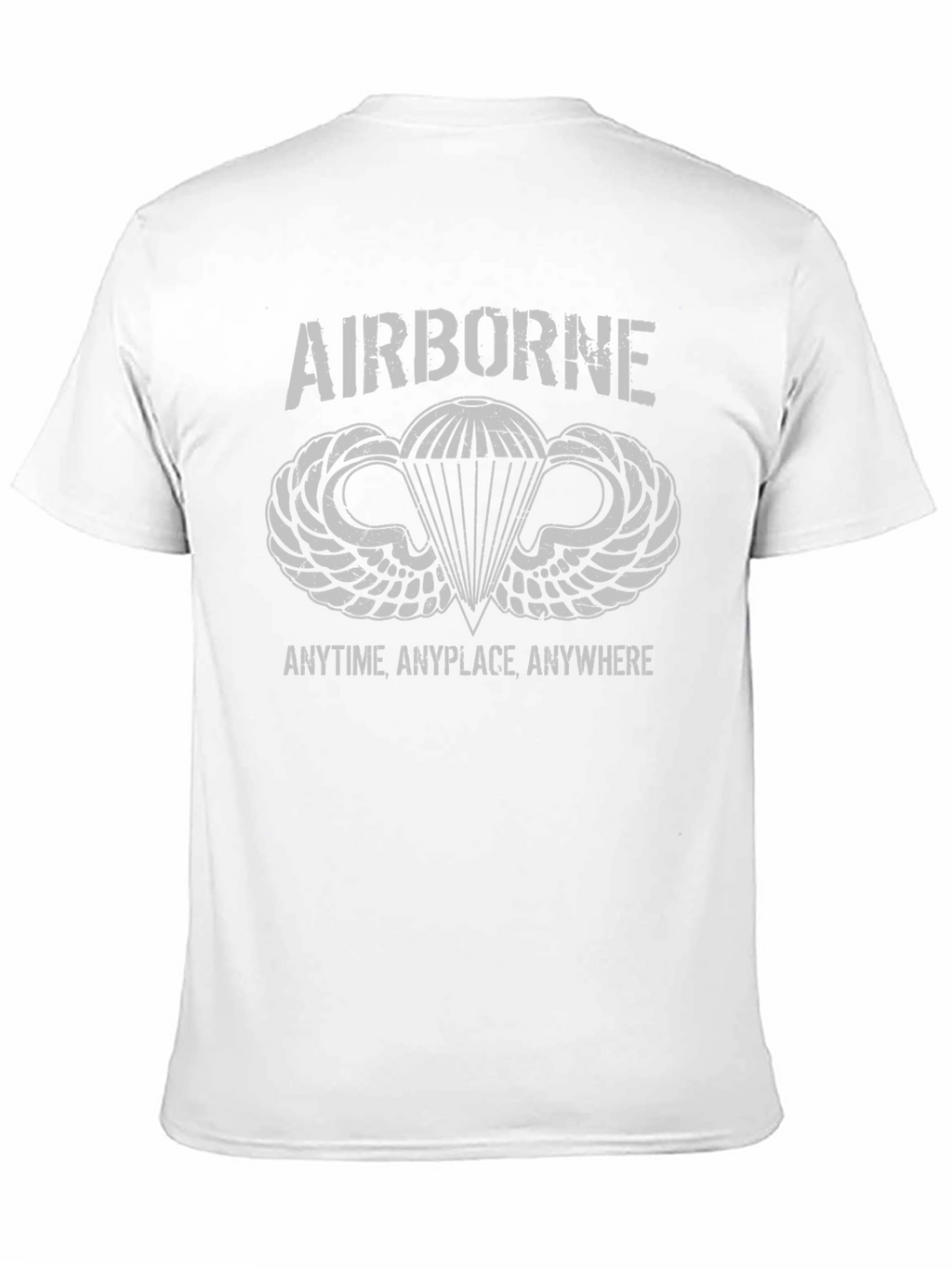 Airborne Paratrooper T-Shirt - Anytime Anyplace Anywhere