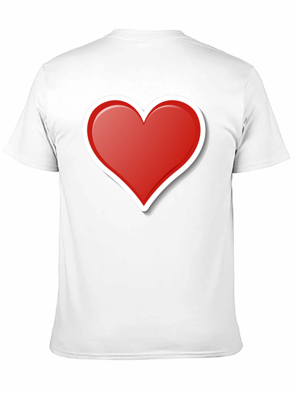 Heart Graphic T-Shirt - Stylish Black Tee