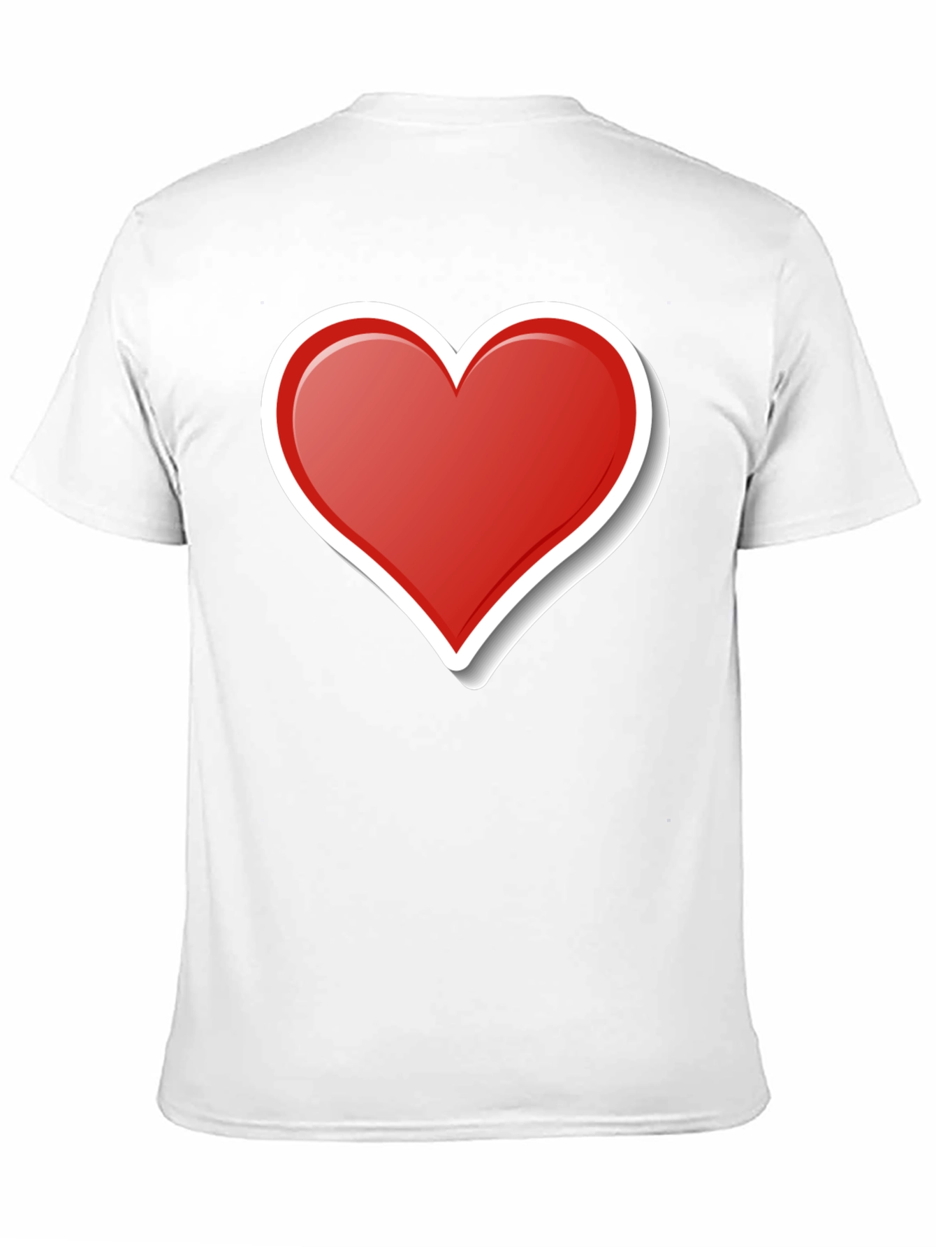 Heart Graphic T-Shirt - Stylish Black Tee