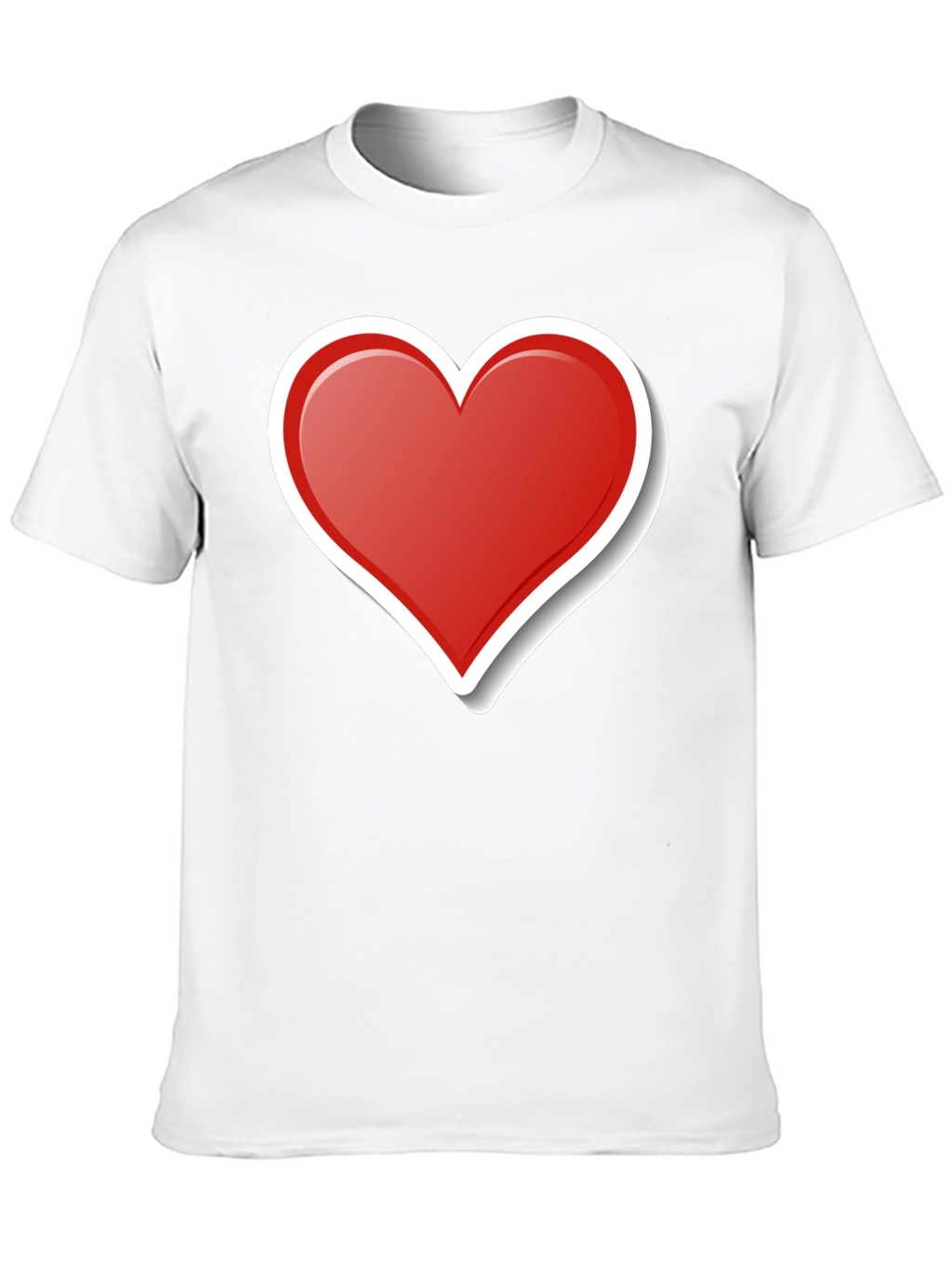 Heart Graphic T-Shirt - Stylish Black Tee