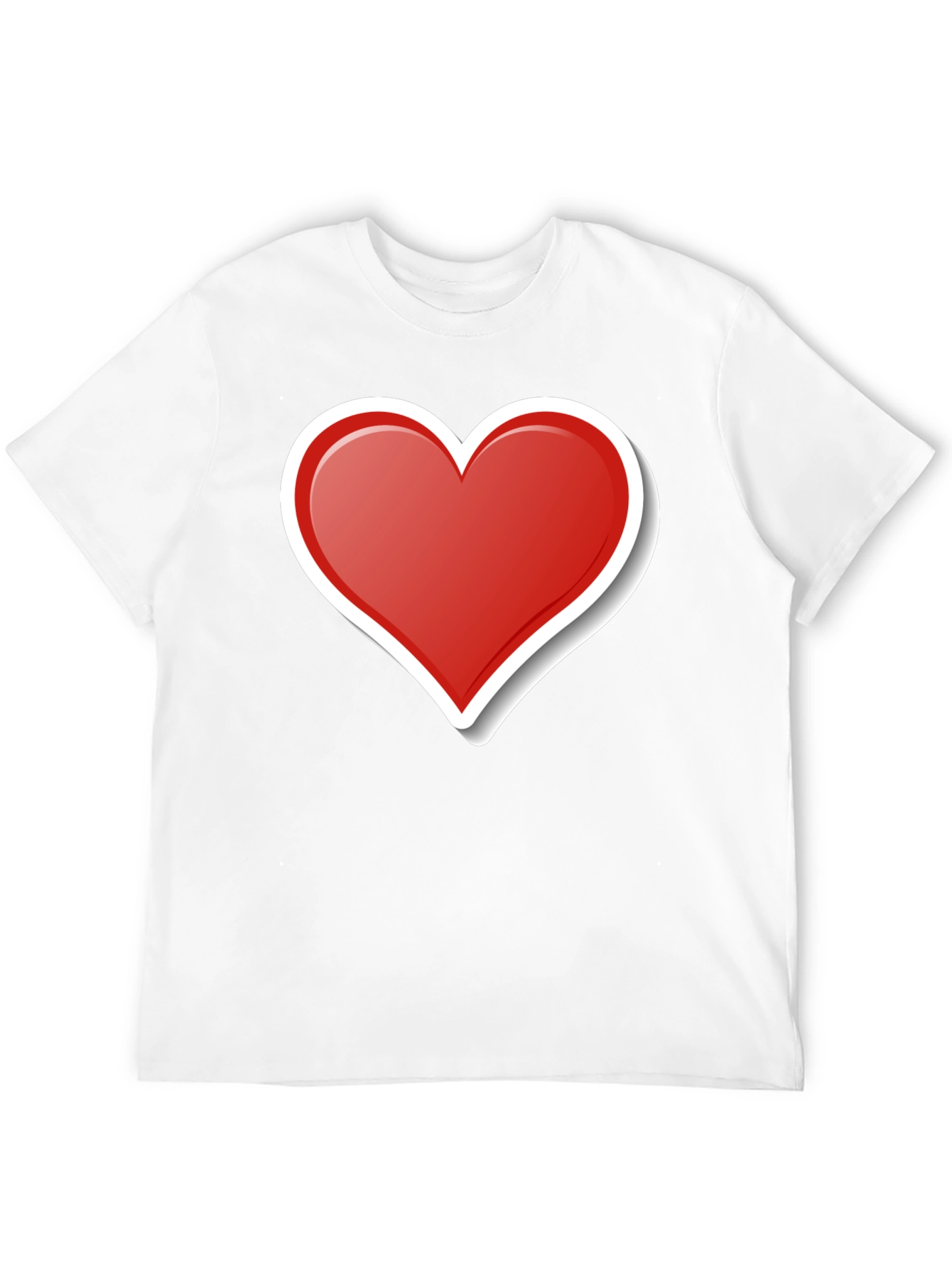 Heart Graphic T-Shirt - Stylish Black Tee