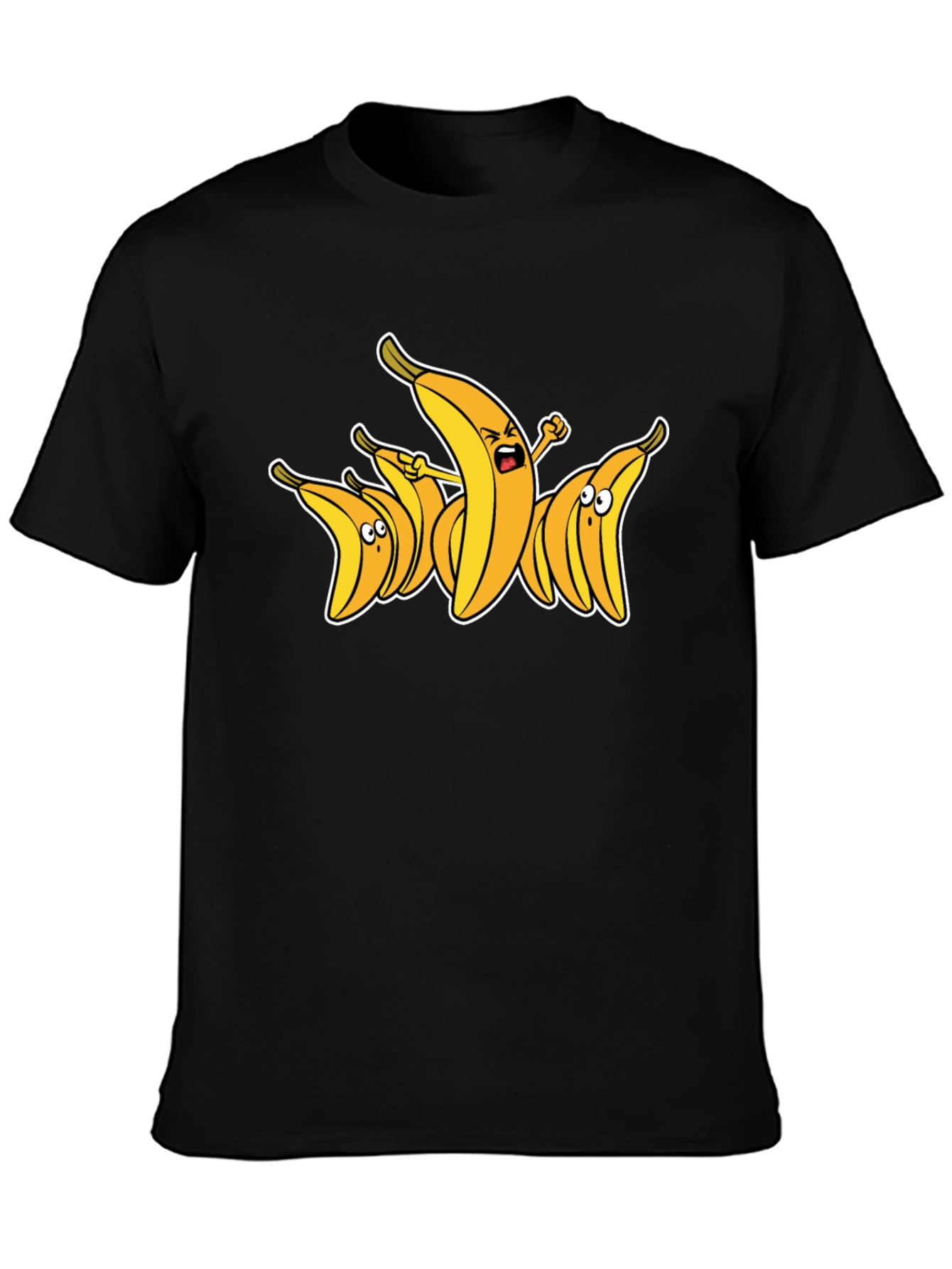 Funny Banana Cartoon Graphic T-Shirt