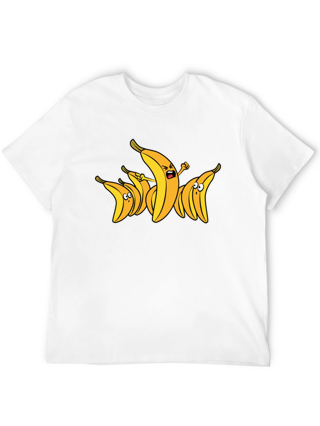 Funny Banana Cartoon Graphic T-Shirt