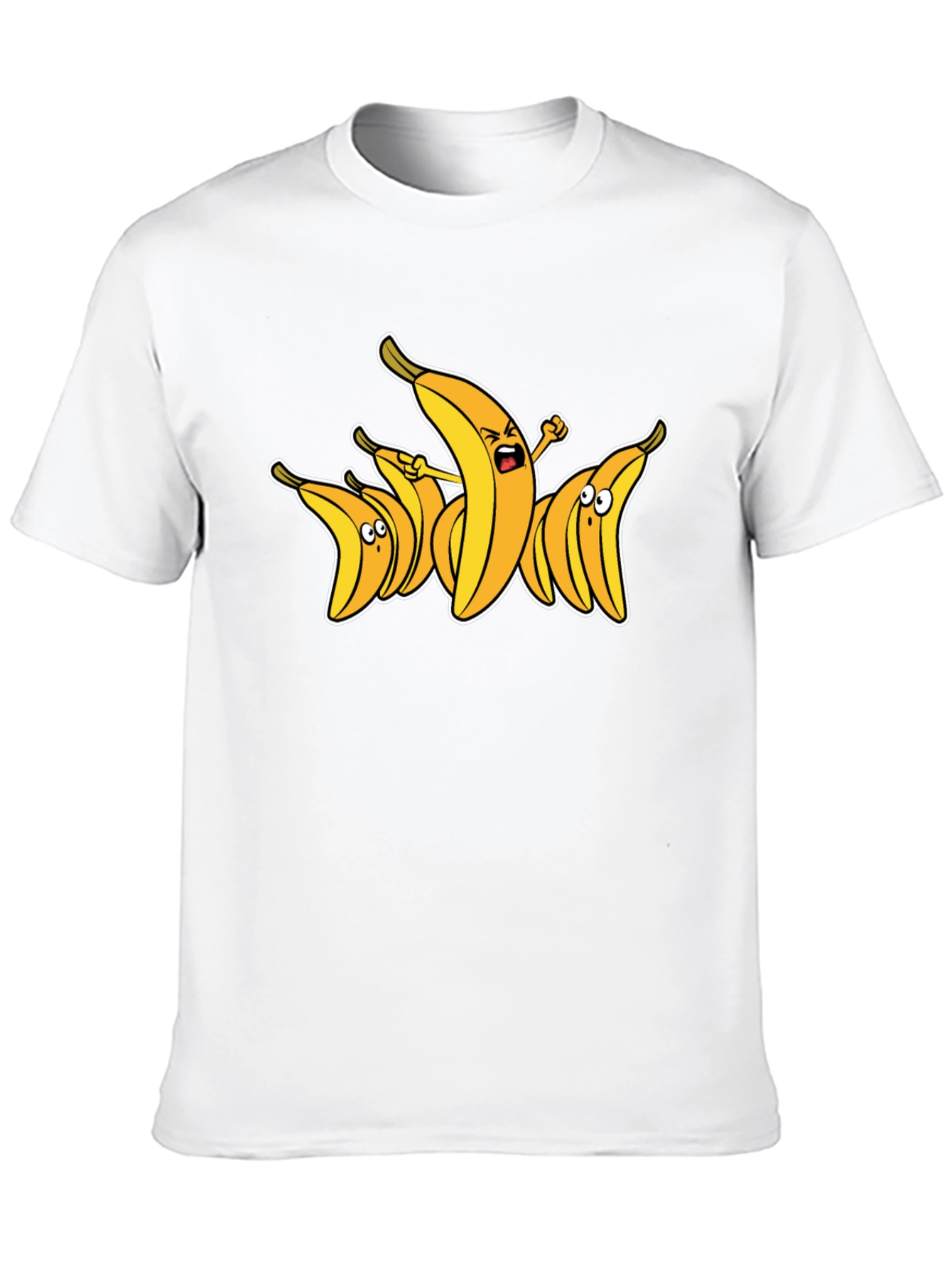 Funny Banana Cartoon Graphic T-Shirt