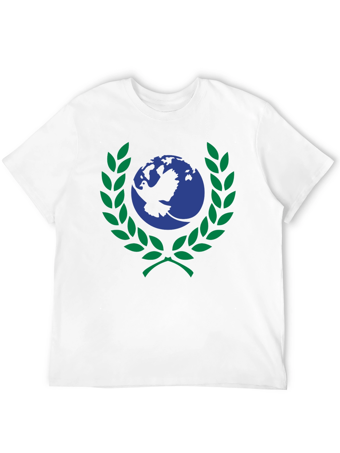Peace Dove Globe Graphic Tee - Black