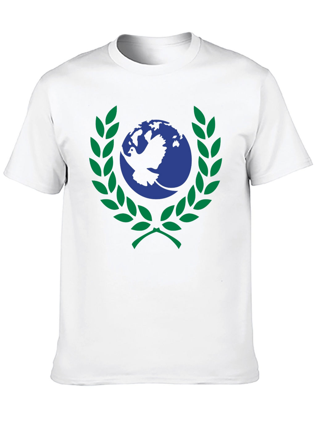 Peace Dove Globe Graphic Tee - Black