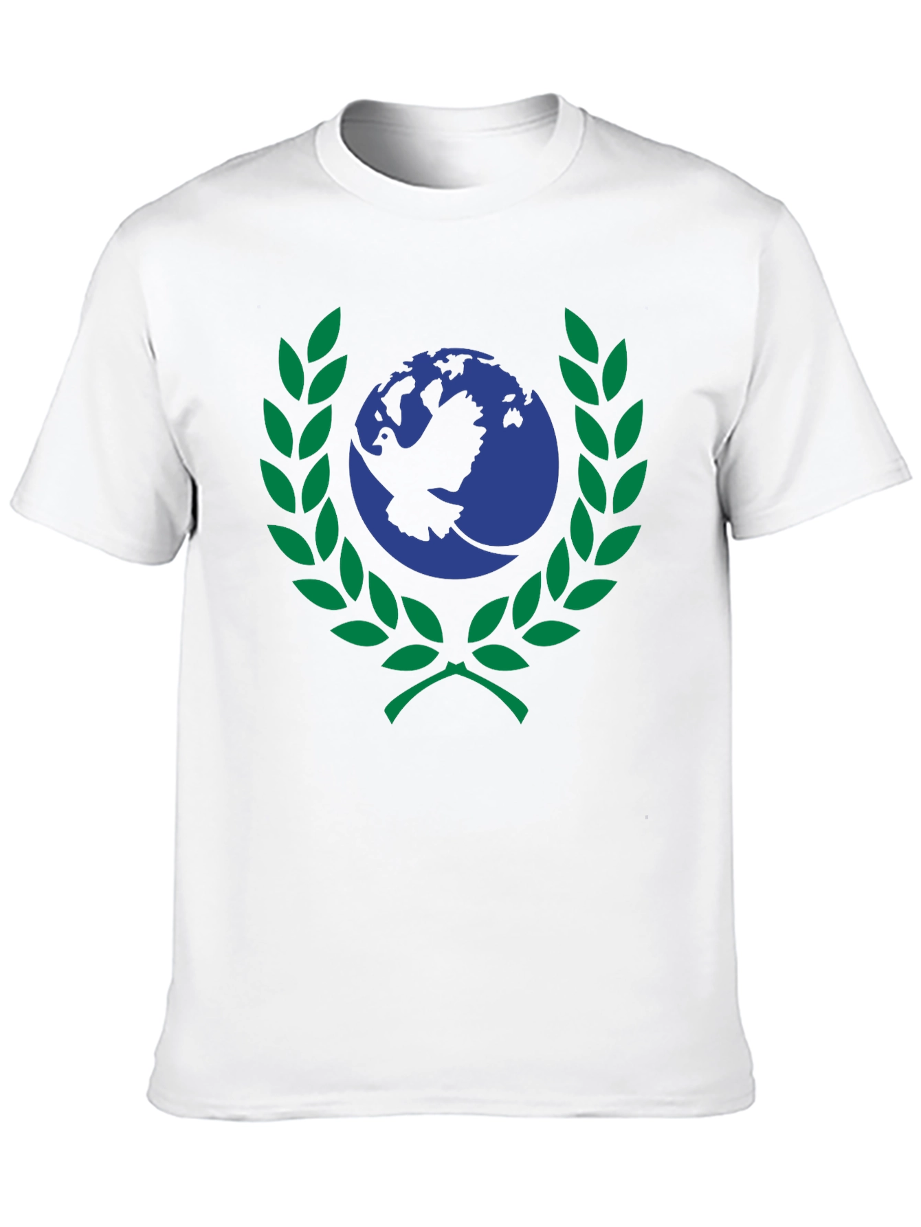 Peace Dove Globe Graphic Tee - Black