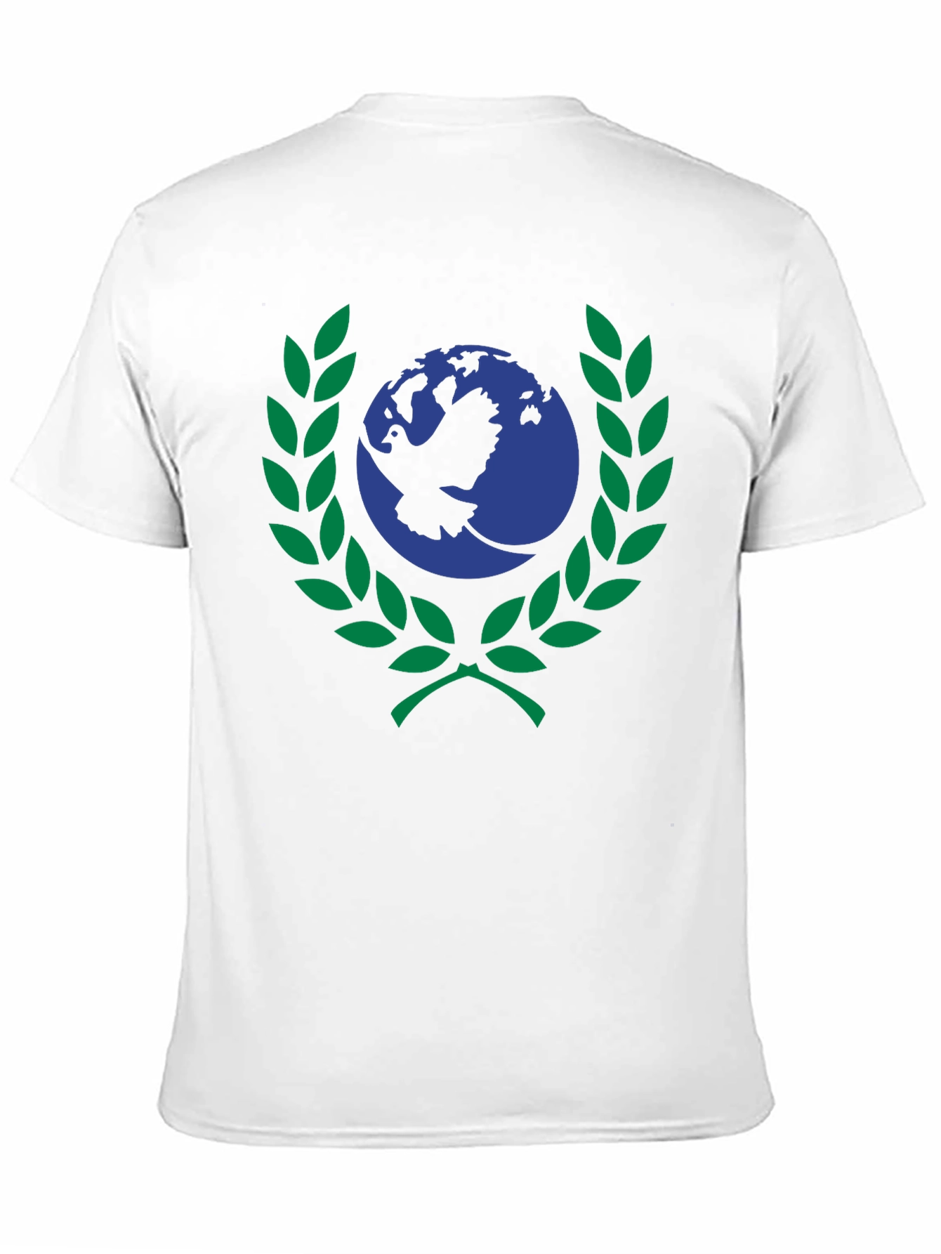 Peace Dove Globe Graphic Tee - Black