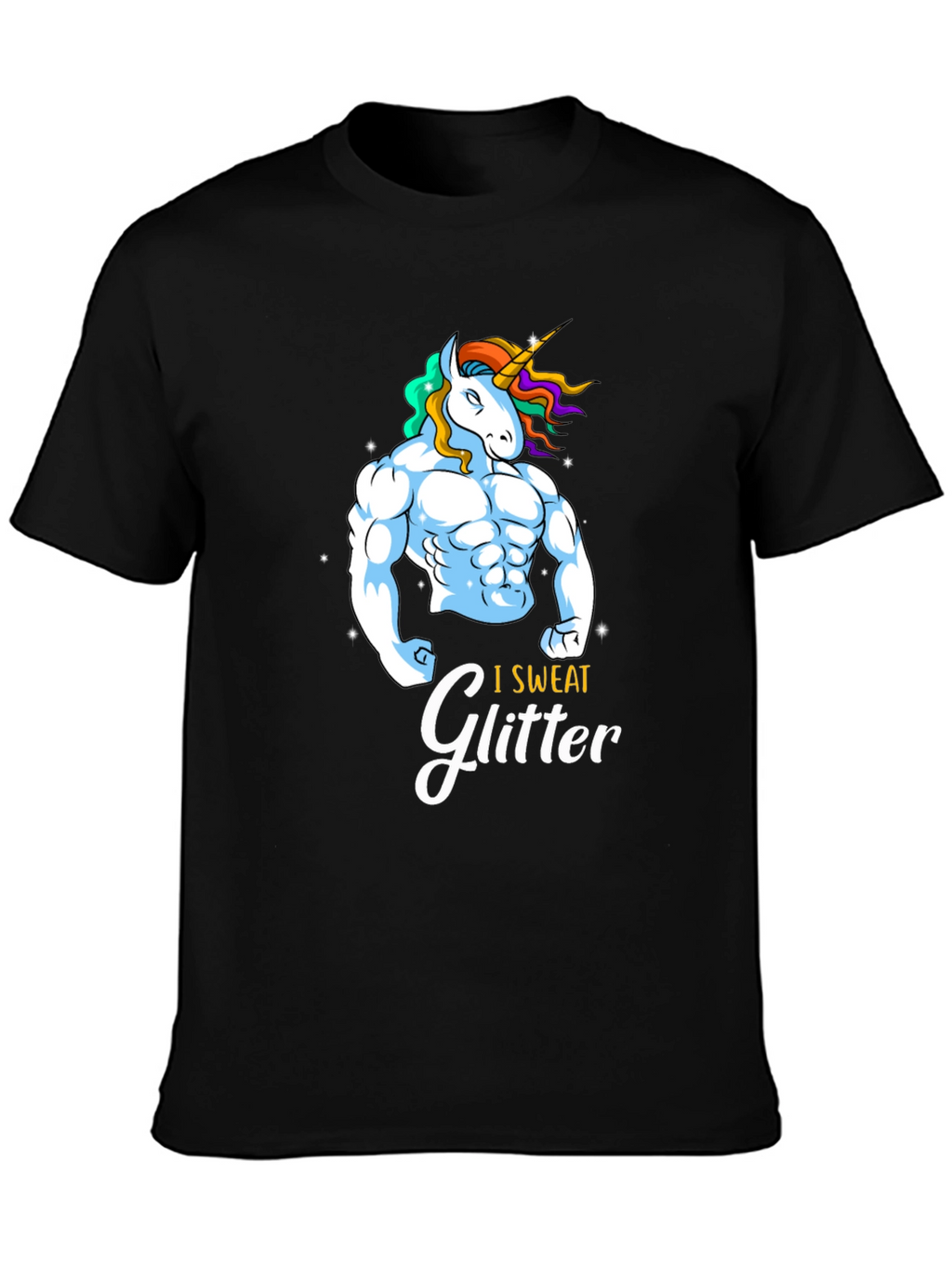 I Sweat Glitter Graphic T-Shirt