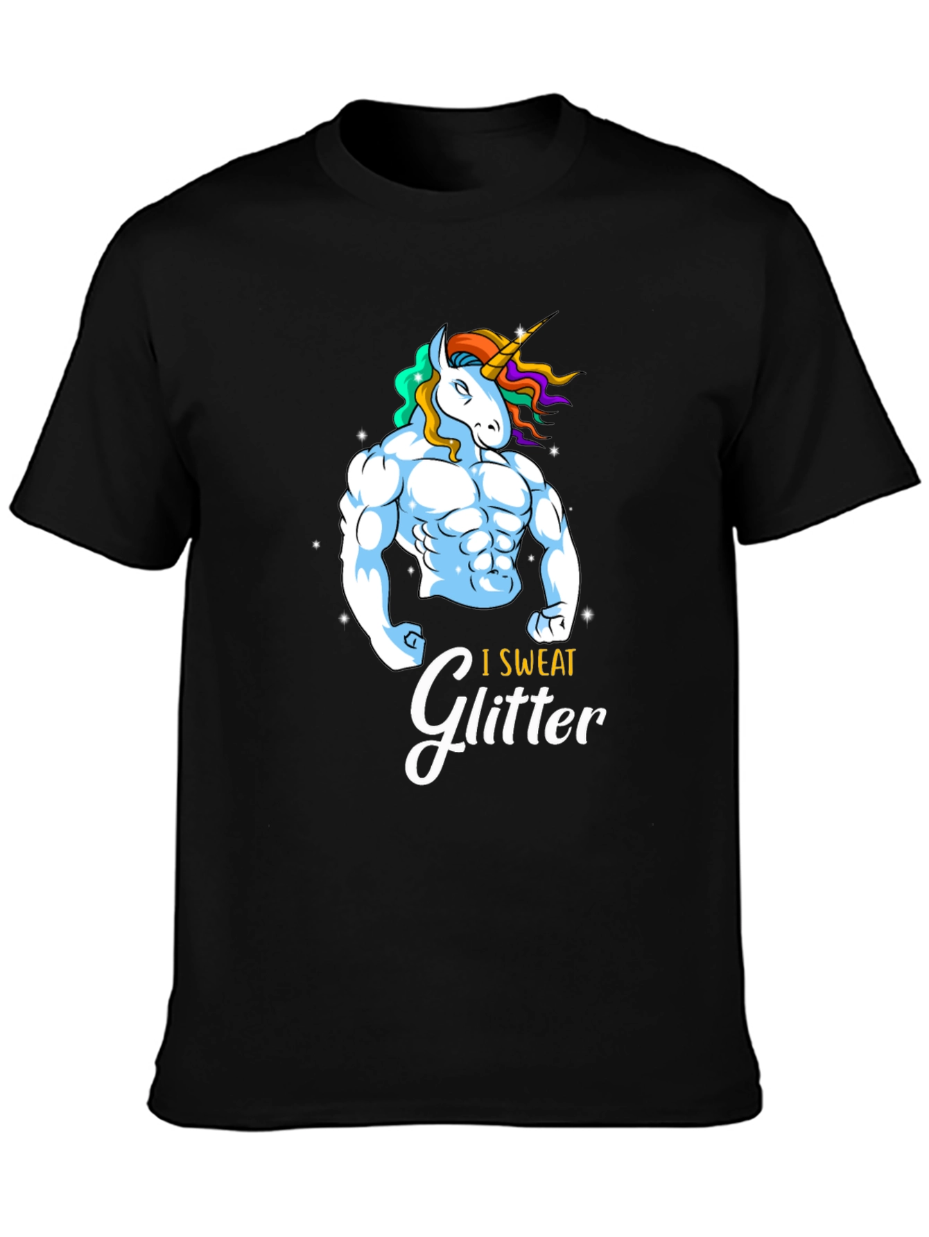 I Sweat Glitter Graphic T-Shirt