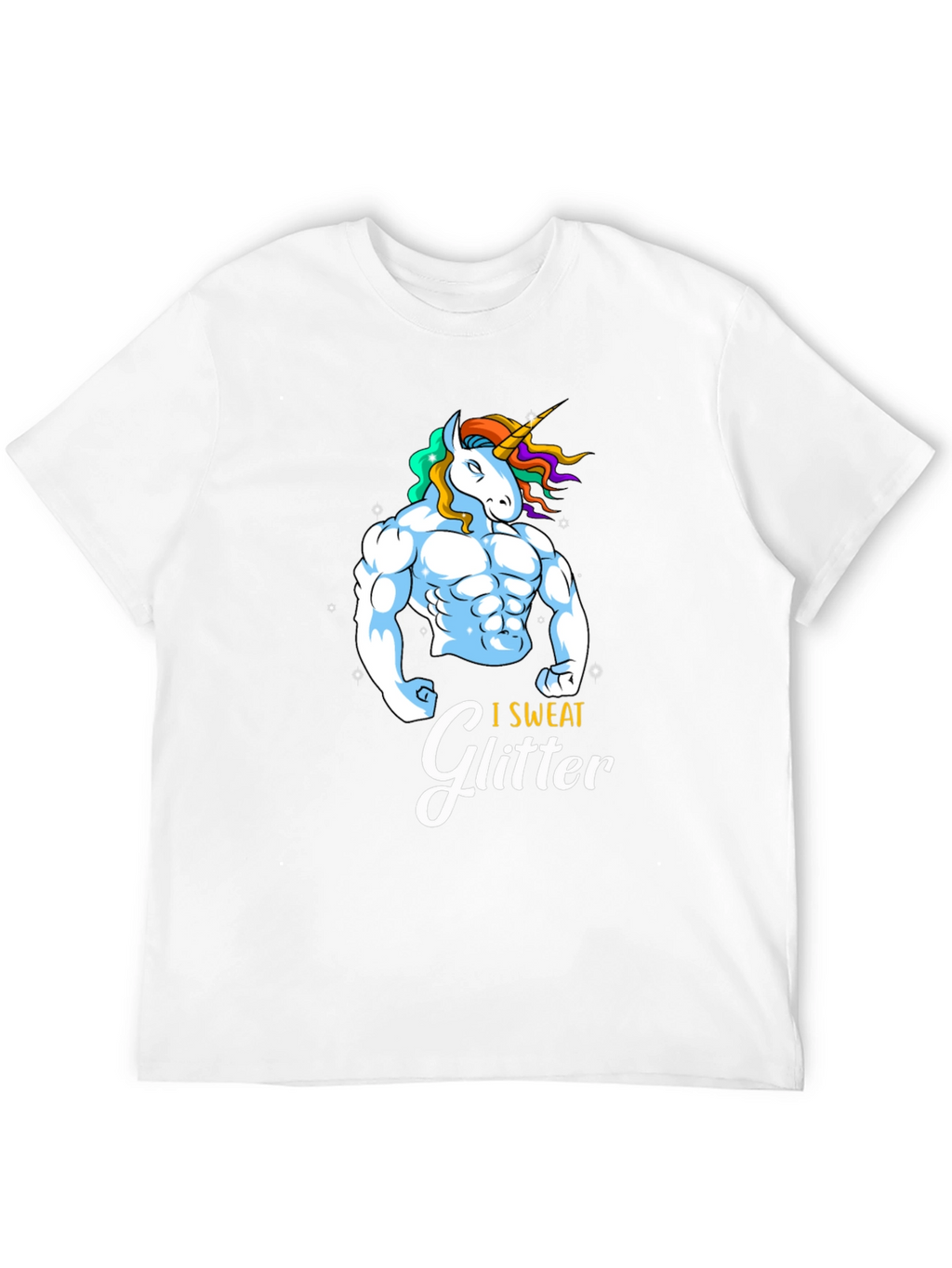 I Sweat Glitter Graphic T-Shirt