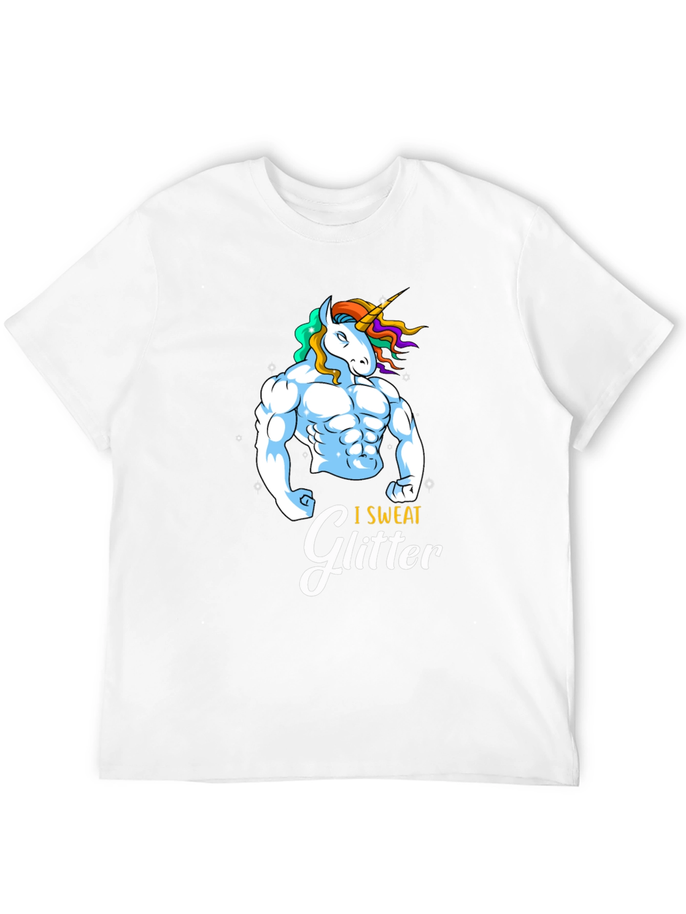 I Sweat Glitter Graphic T-Shirt