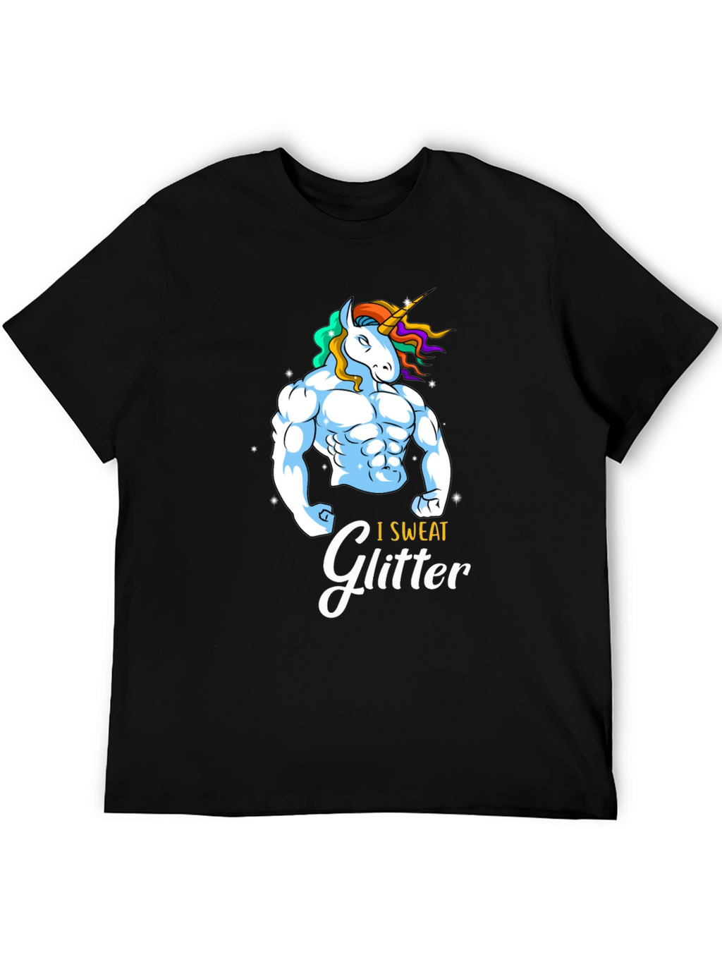 I Sweat Glitter Graphic T-Shirt