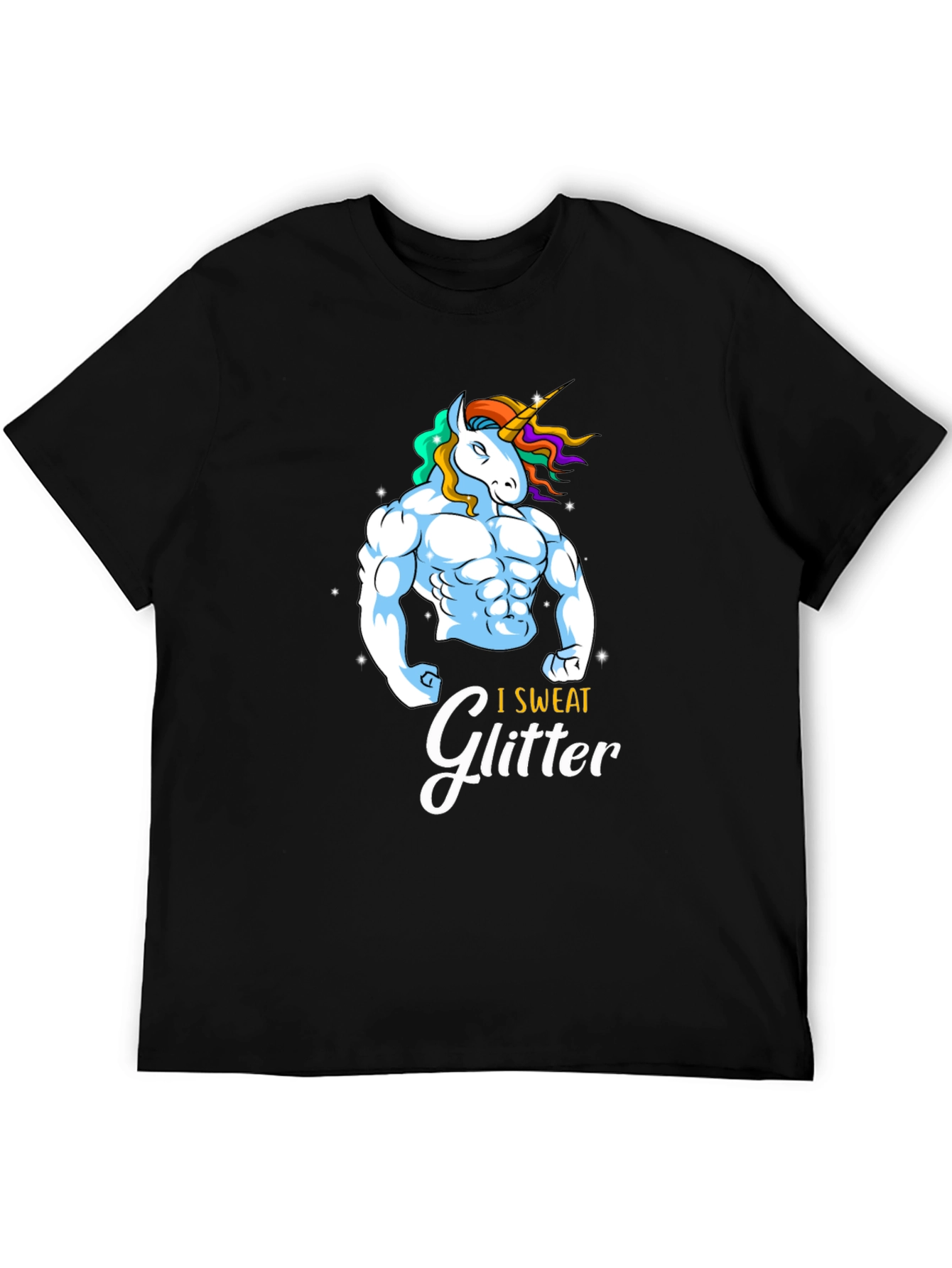 I Sweat Glitter Graphic T-Shirt