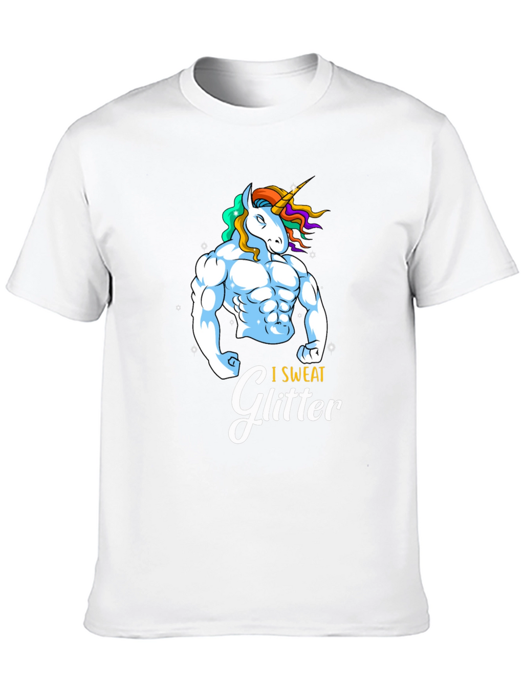 I Sweat Glitter Graphic T-Shirt