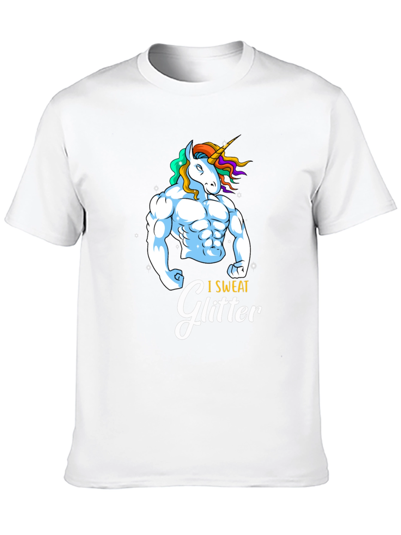 I Sweat Glitter Graphic T-Shirt
