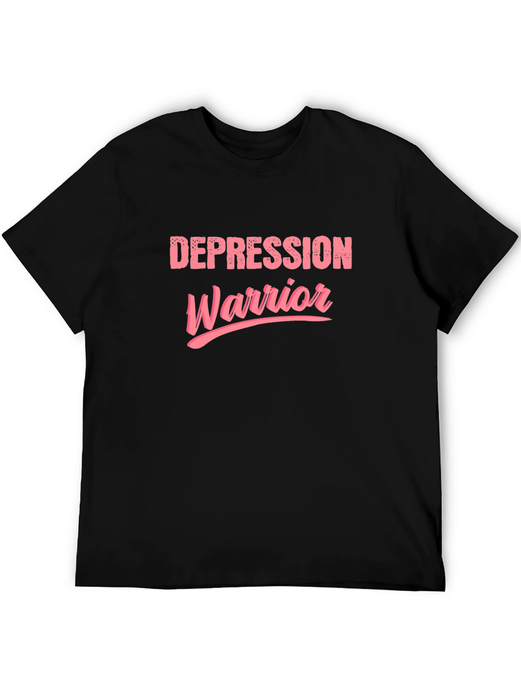 Depression Warrior Black T-Shirt