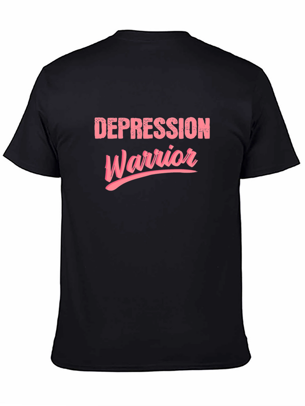 Depression Warrior Black T-Shirt