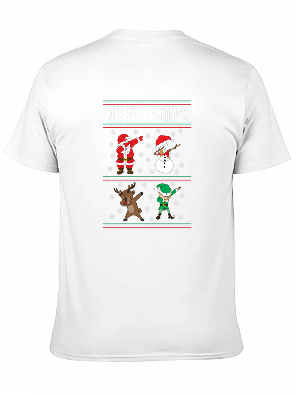 Merry Christmas Dabbing Character Tee
