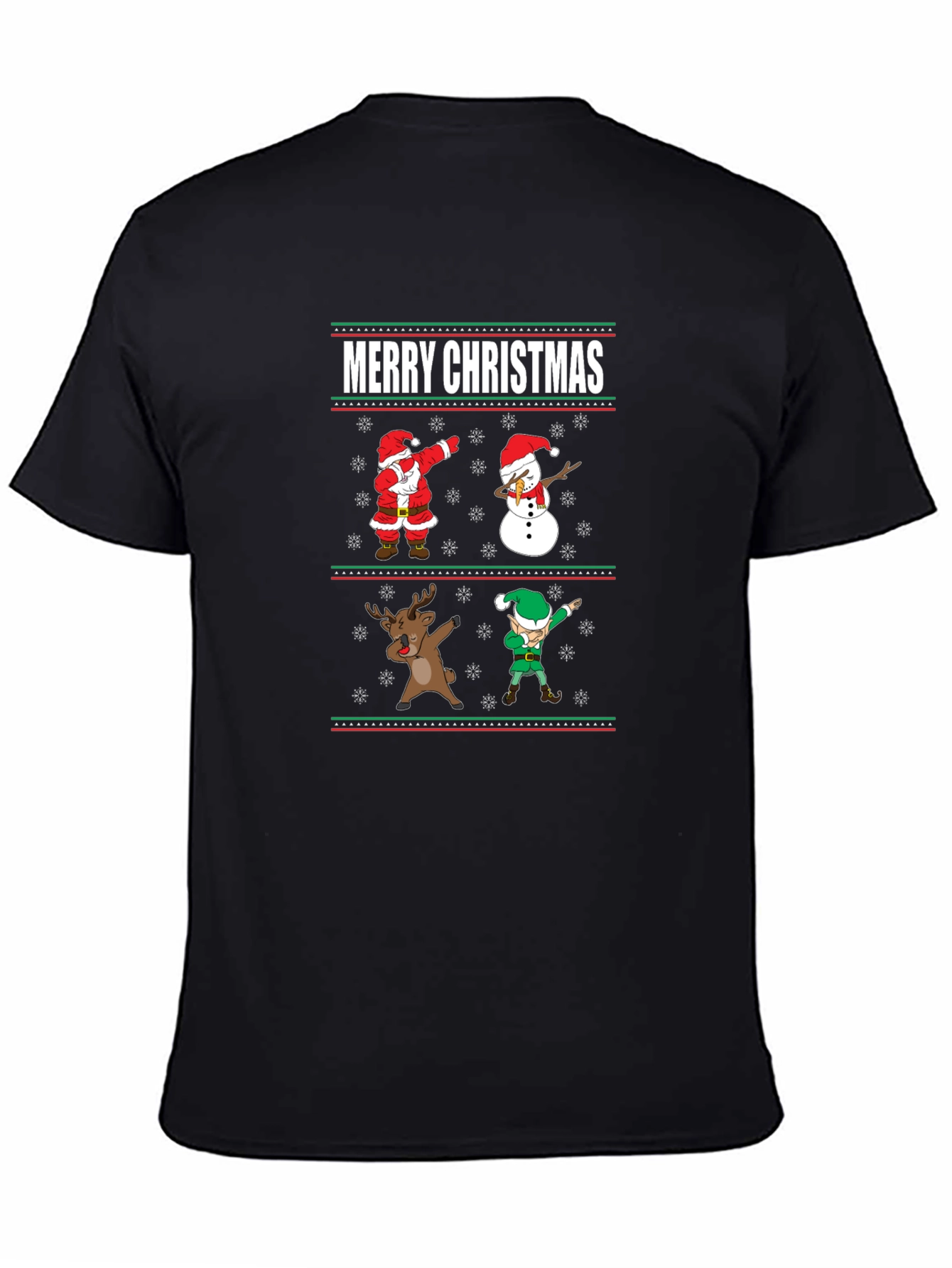 Merry Christmas Dabbing Character Tee