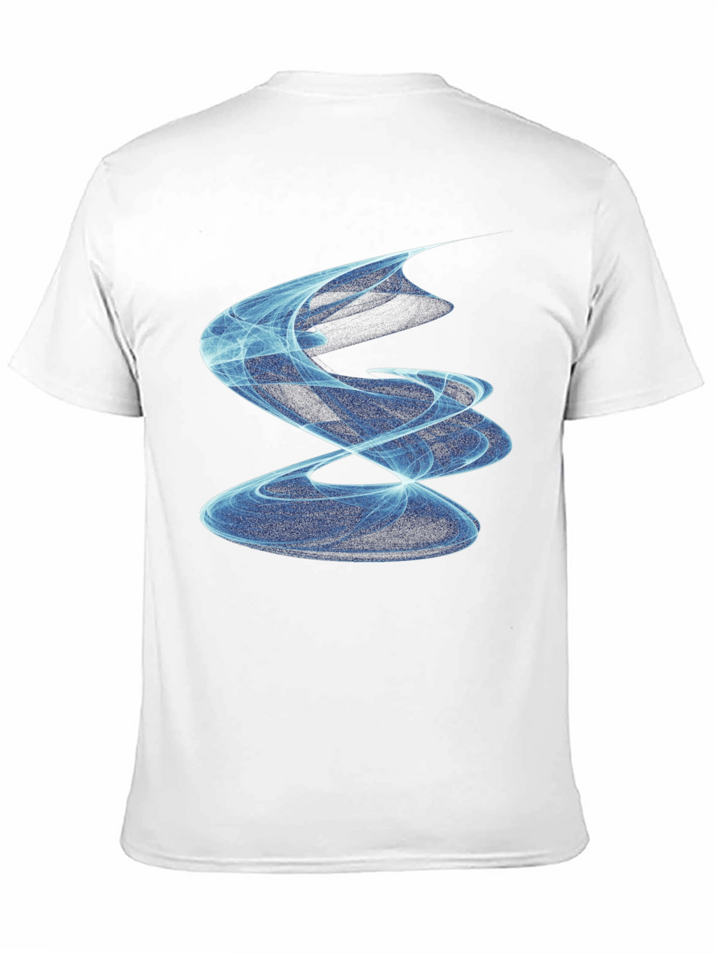 Abstract Swirl Graphic Tee - Modern Black T-Shirt