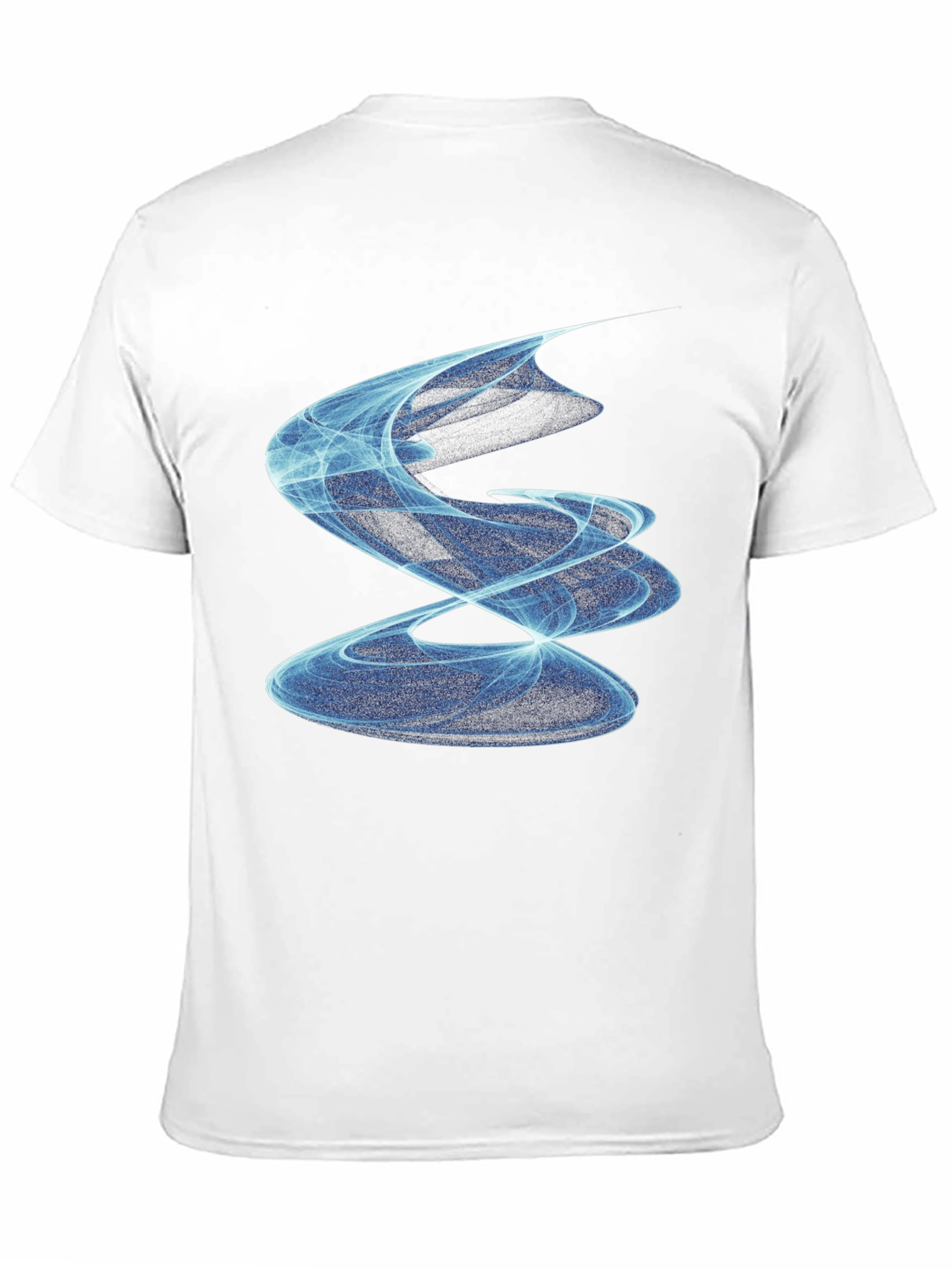 Abstract Swirl Graphic Tee - Modern Black T-Shirt