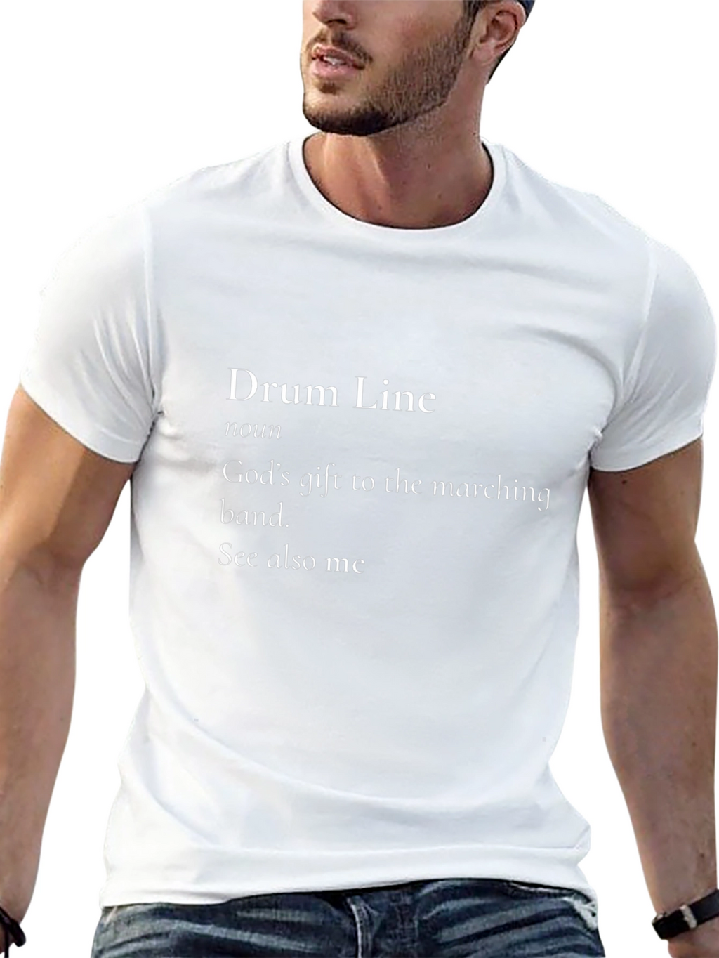 Drum Line Definition T-Shirt - Marching Band Humor