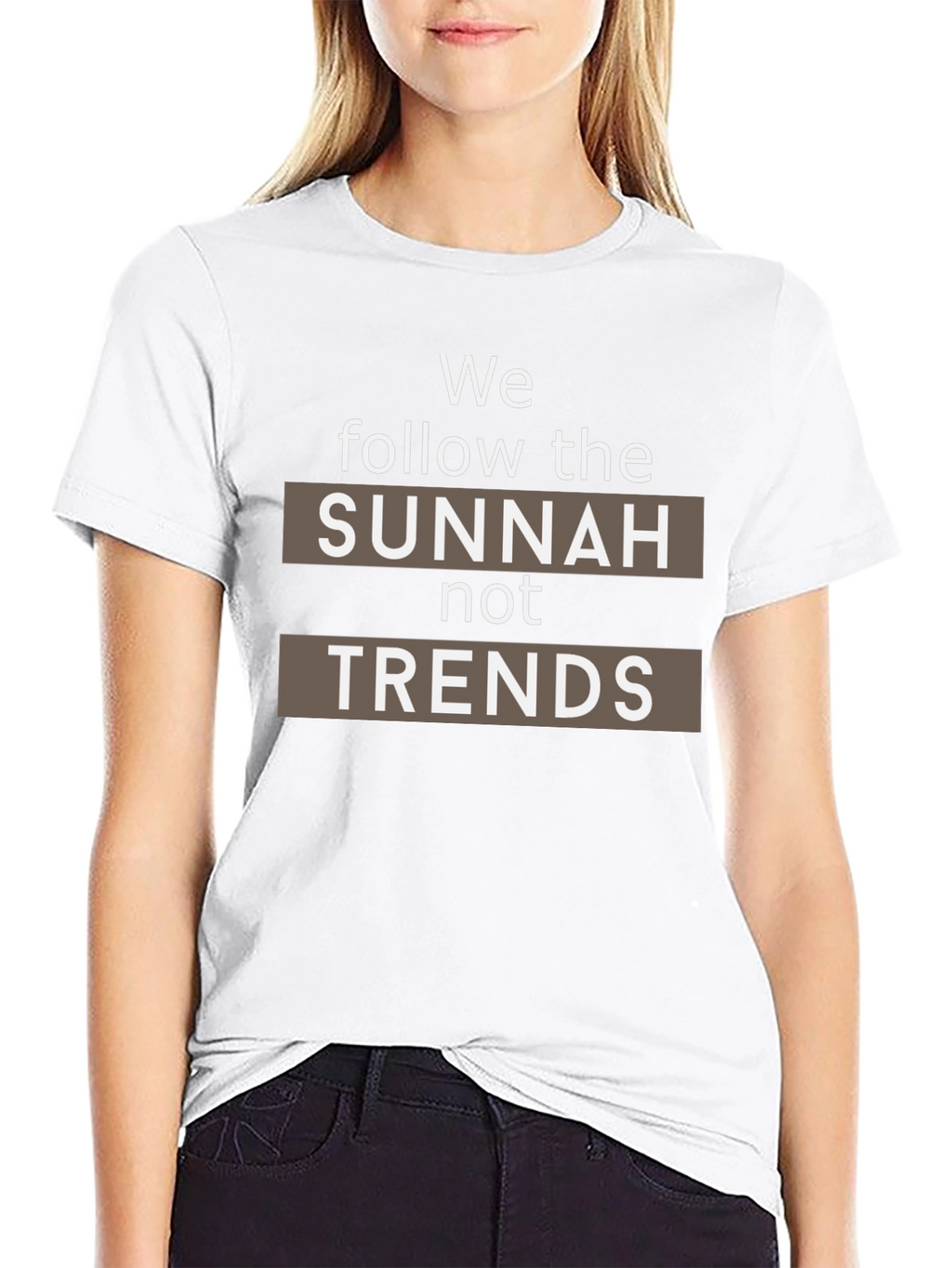 Sunnah Not Trends Black T-Shirt - Muslim Islamic Apparel