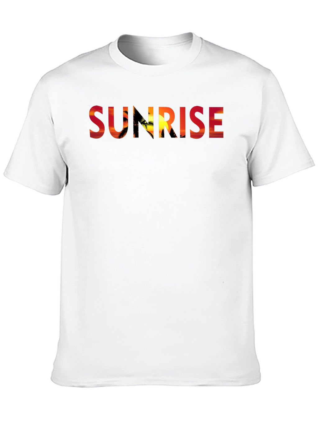 Sunrise Palm Tree Graphic T-Shirt