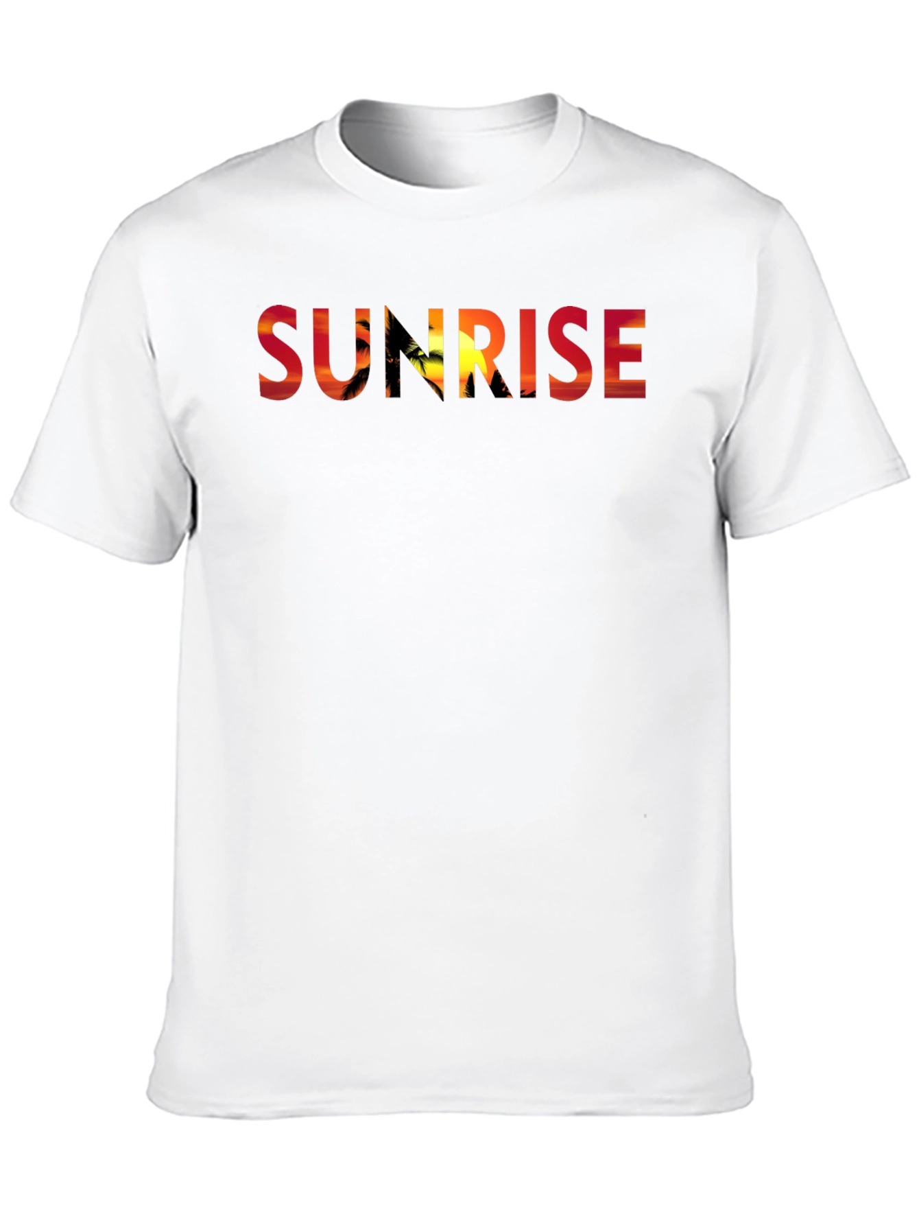 Sunrise Palm Tree Graphic T-Shirt